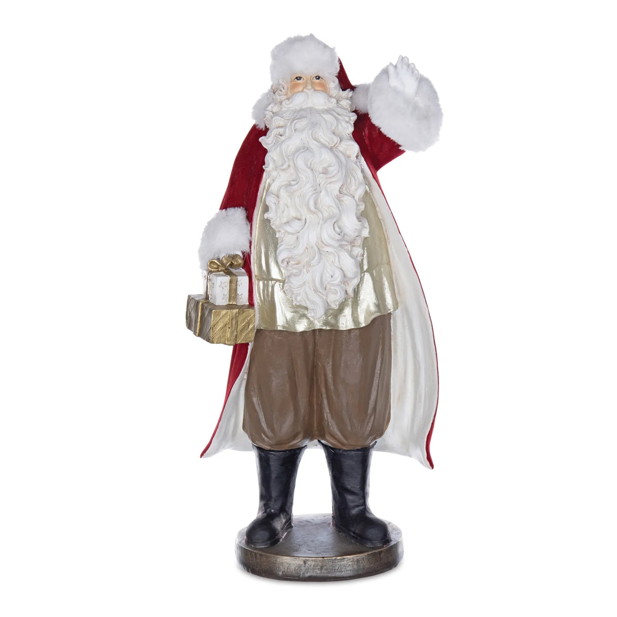 Santa Statue With Presents