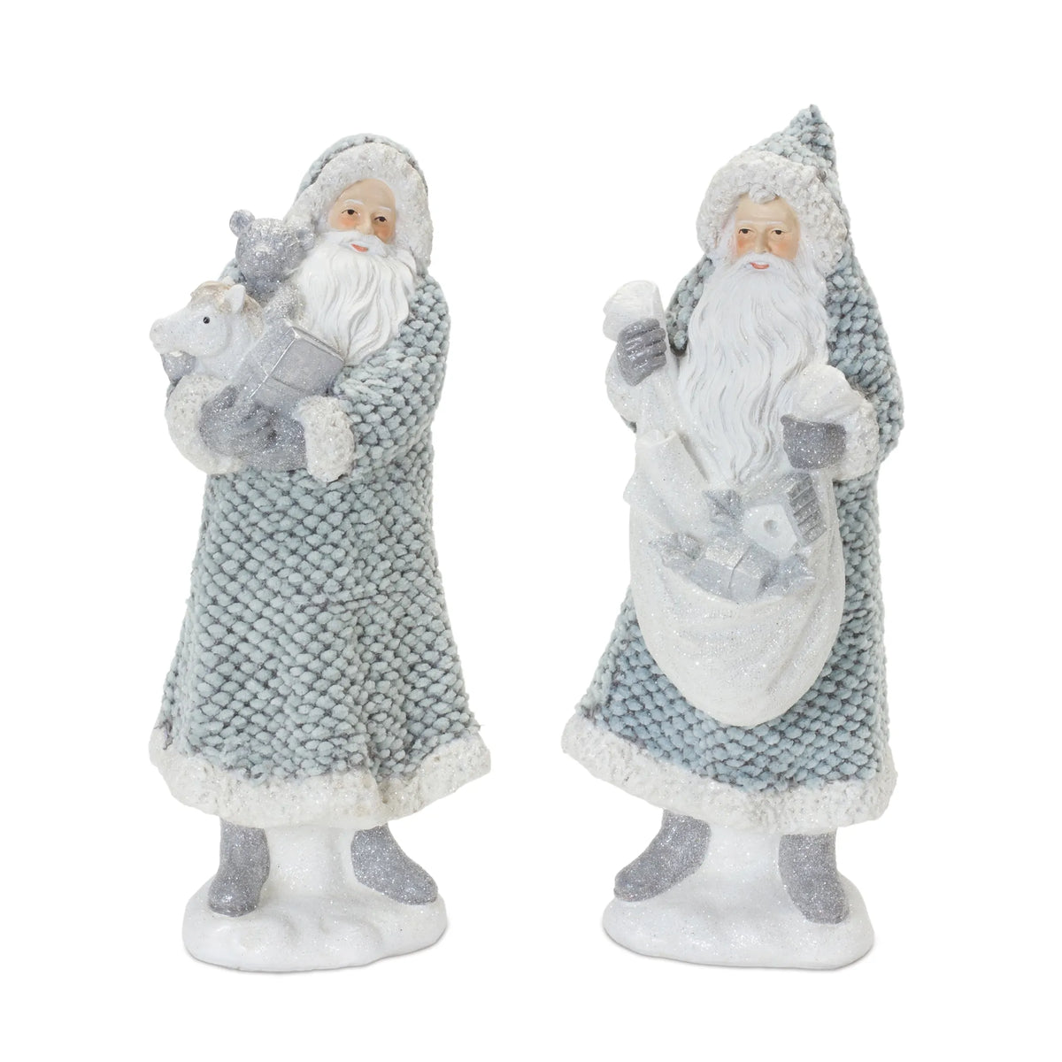 Santa With Sweater Coat Figurine