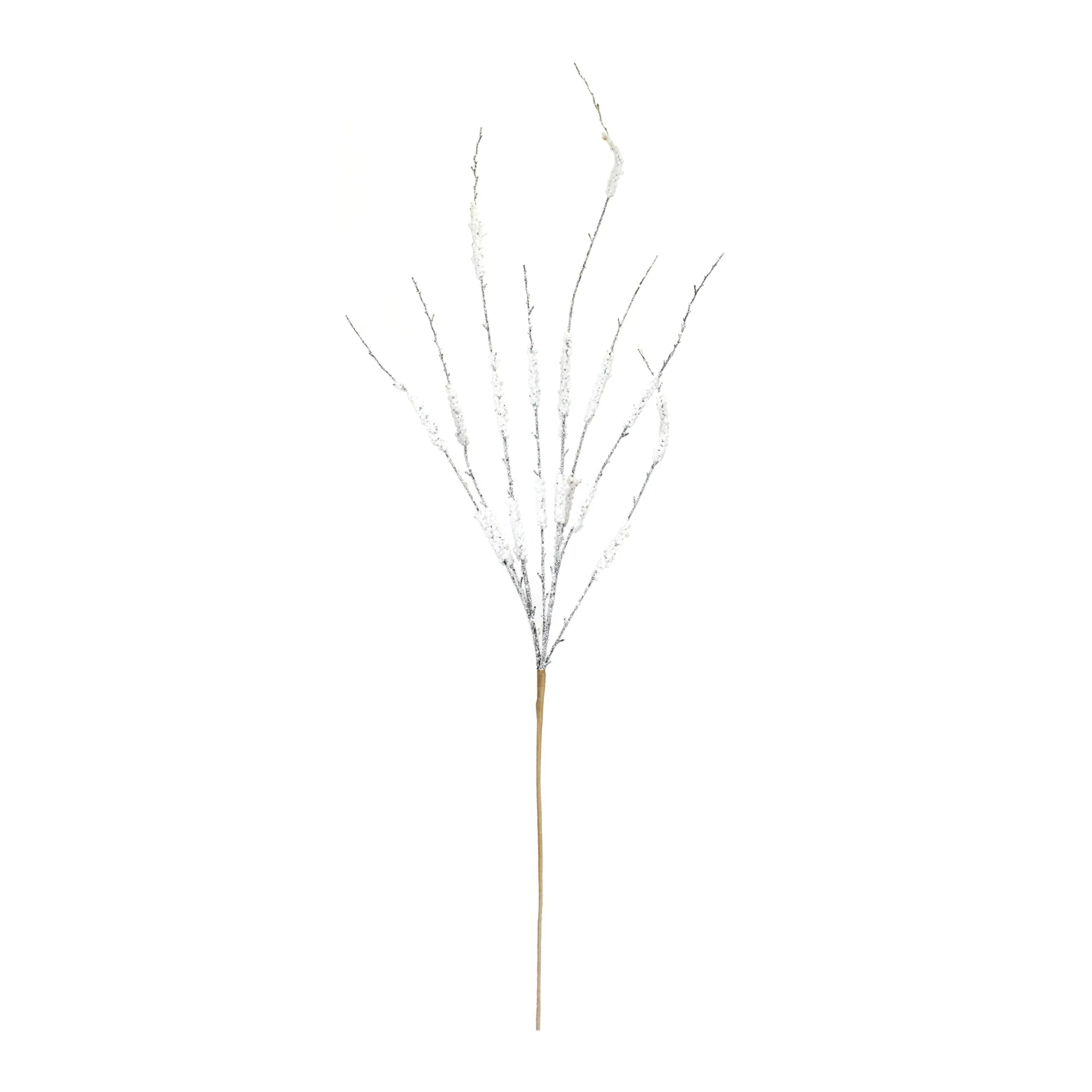 Flocked Tinsel Branch