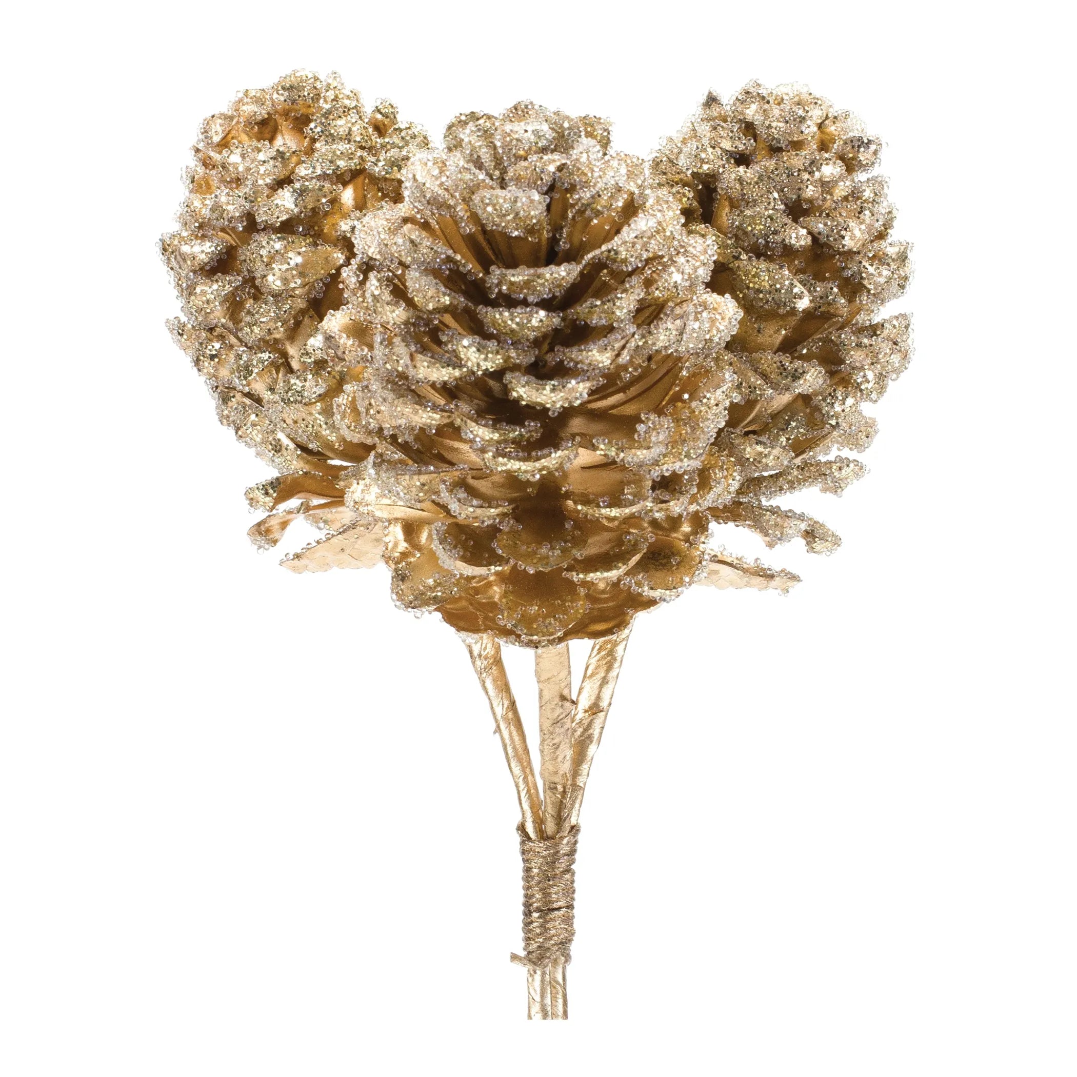 Glittered Pine Cone Bundle