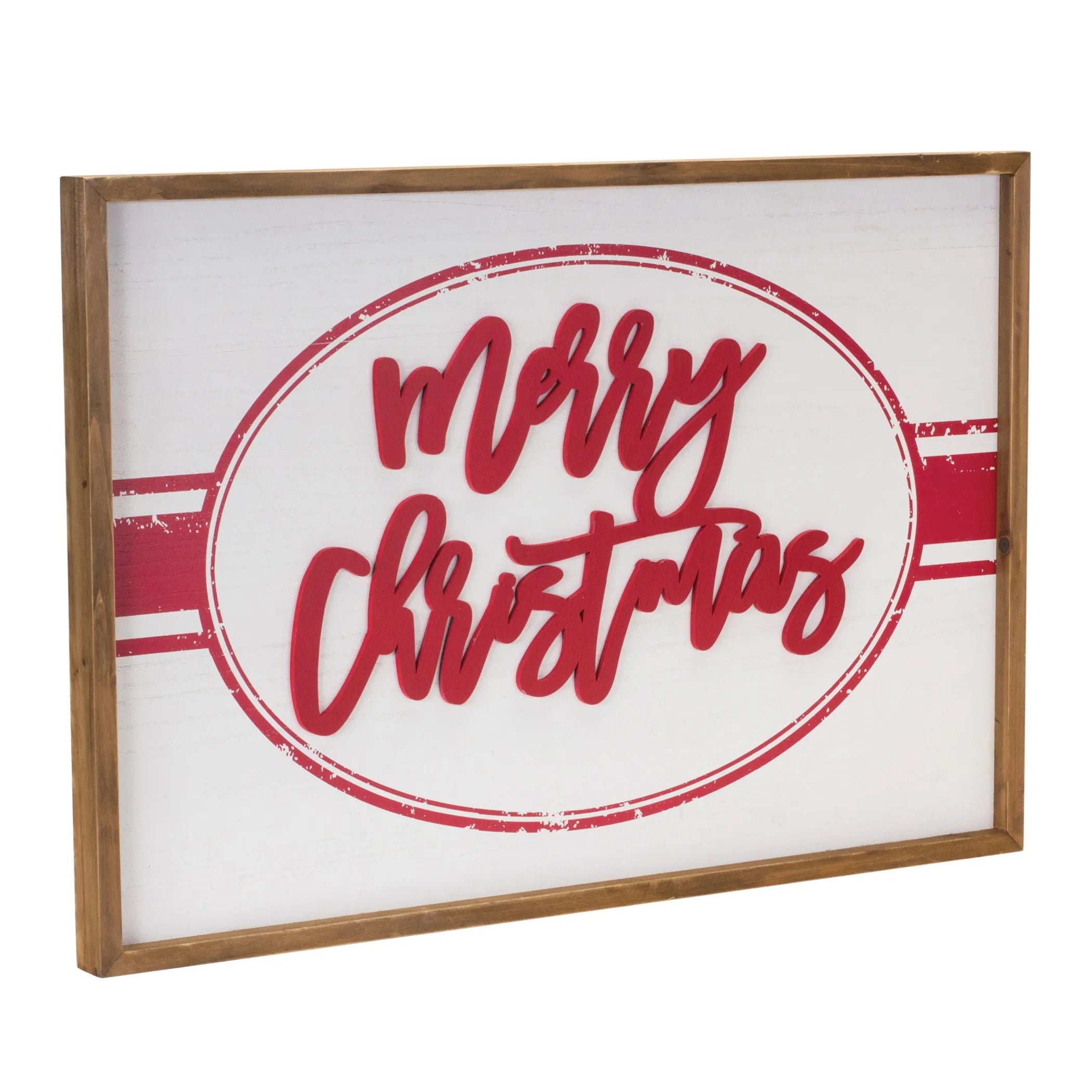 Wood Merry Christmas Sign