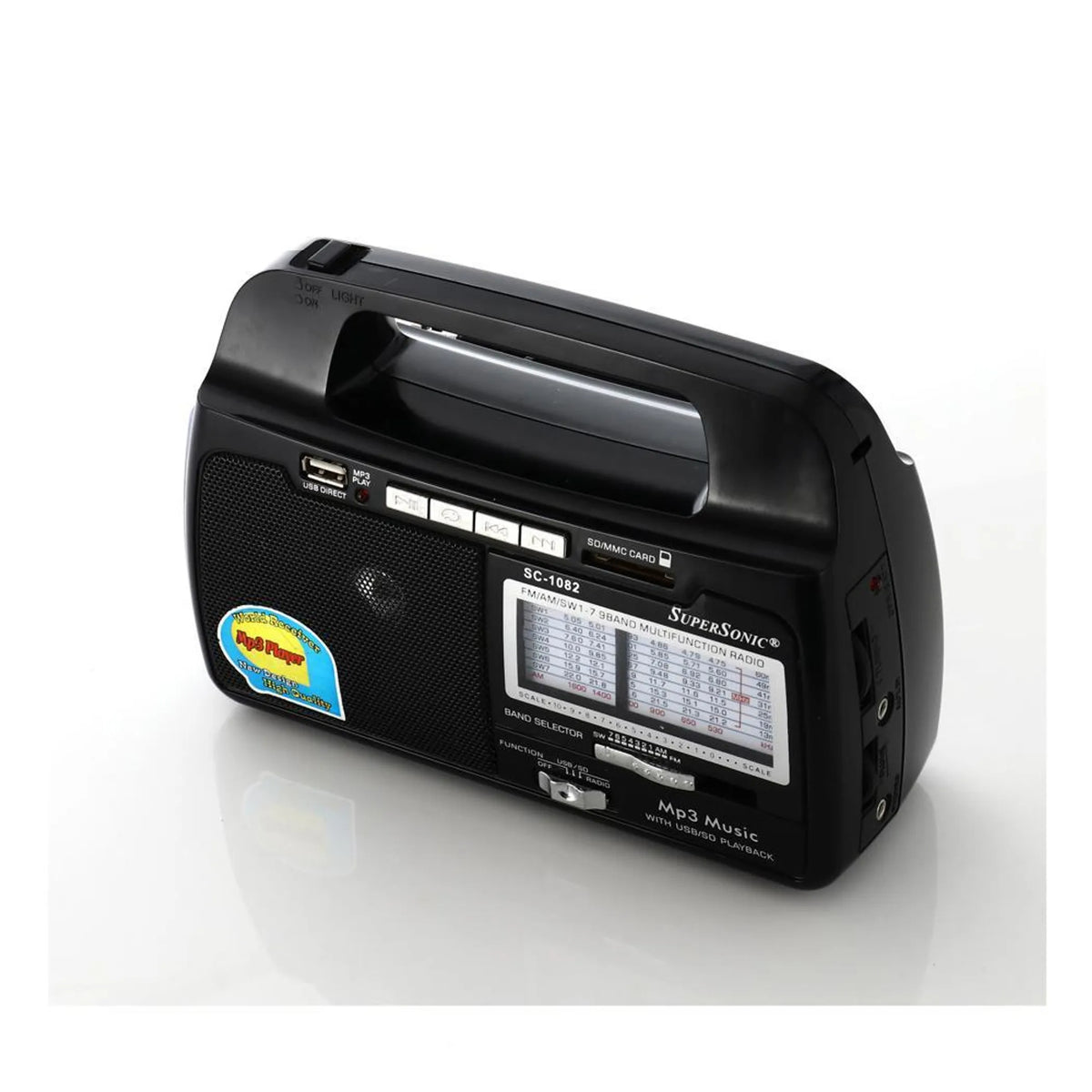 9 Band Am/Fm/Sw1-7 Portable Radio