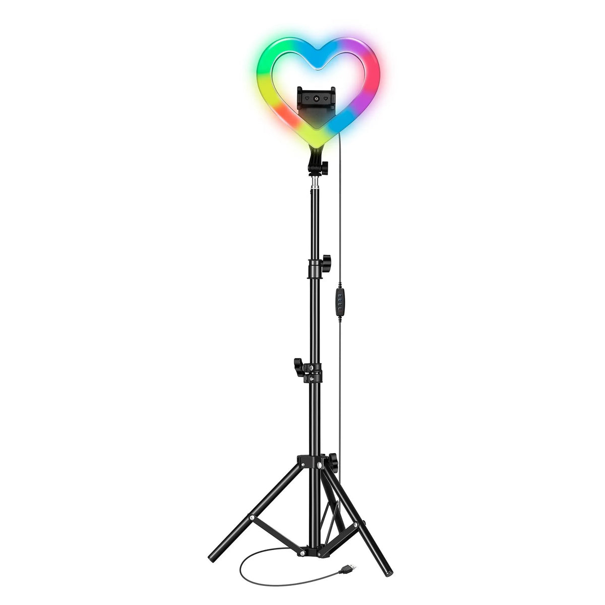 Pro Live Stream 10' Heart Ring Light With Rgb (Sc-2330Rgb)