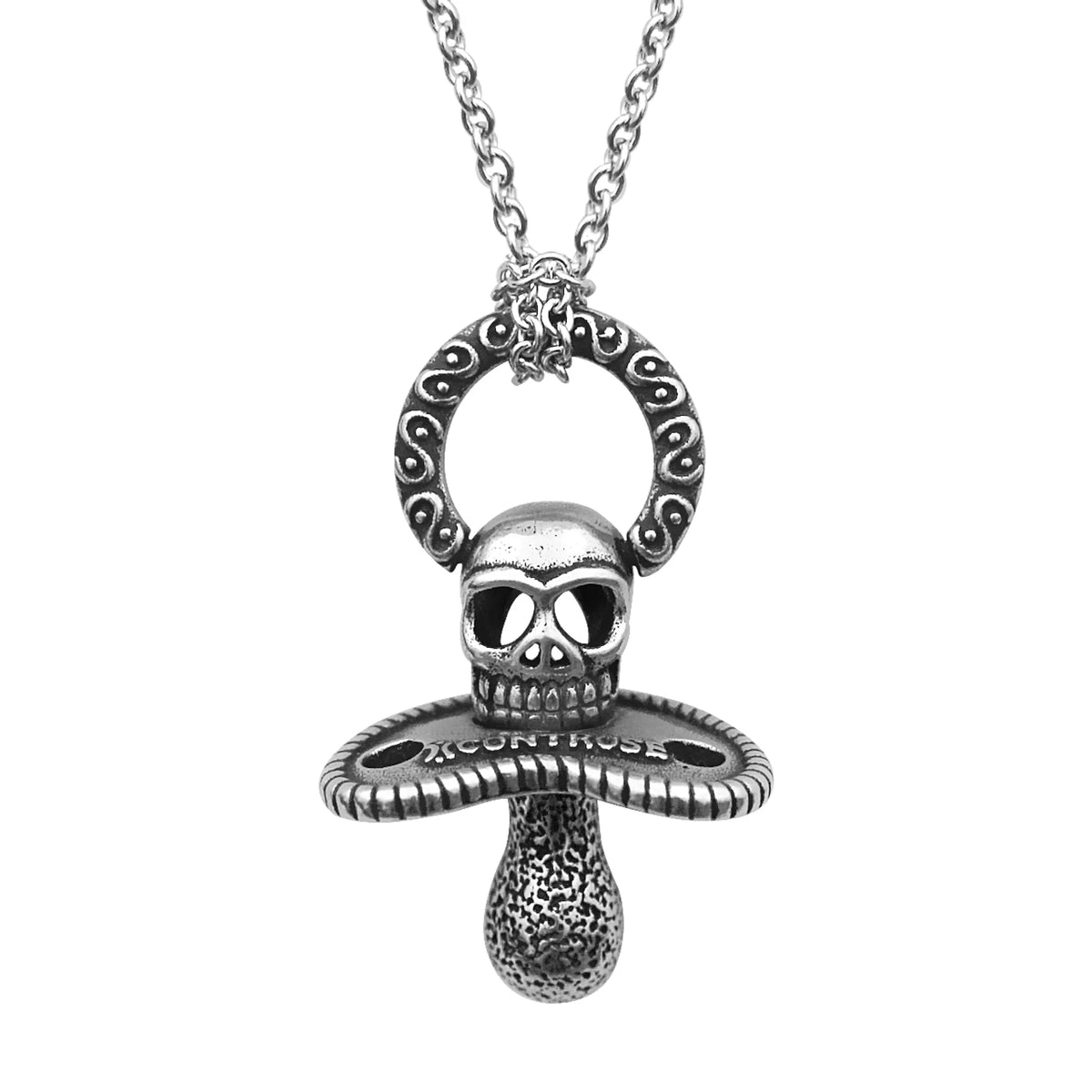 Skull Pacifier Necklace