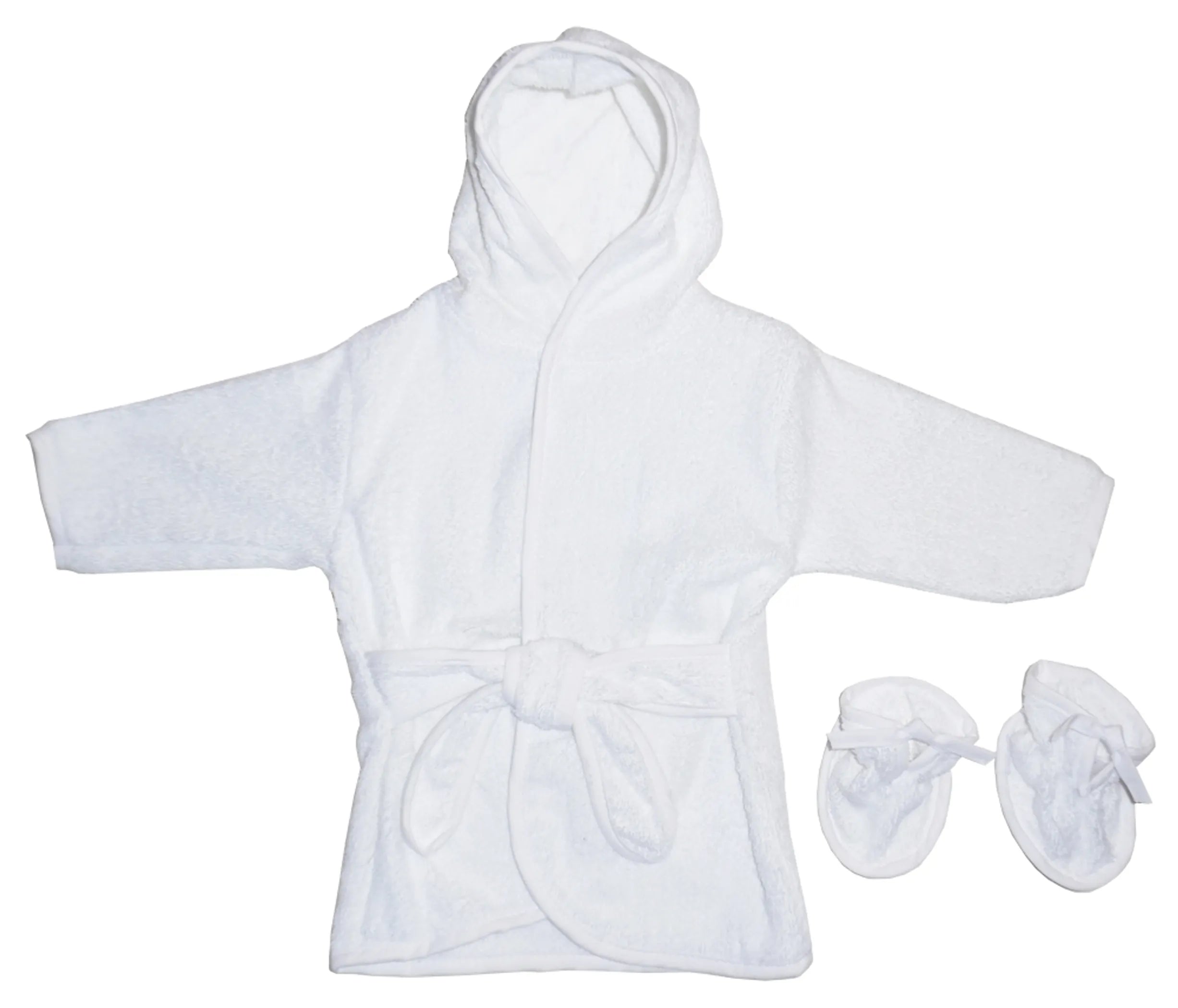 Bambini Terry Robe With Booties