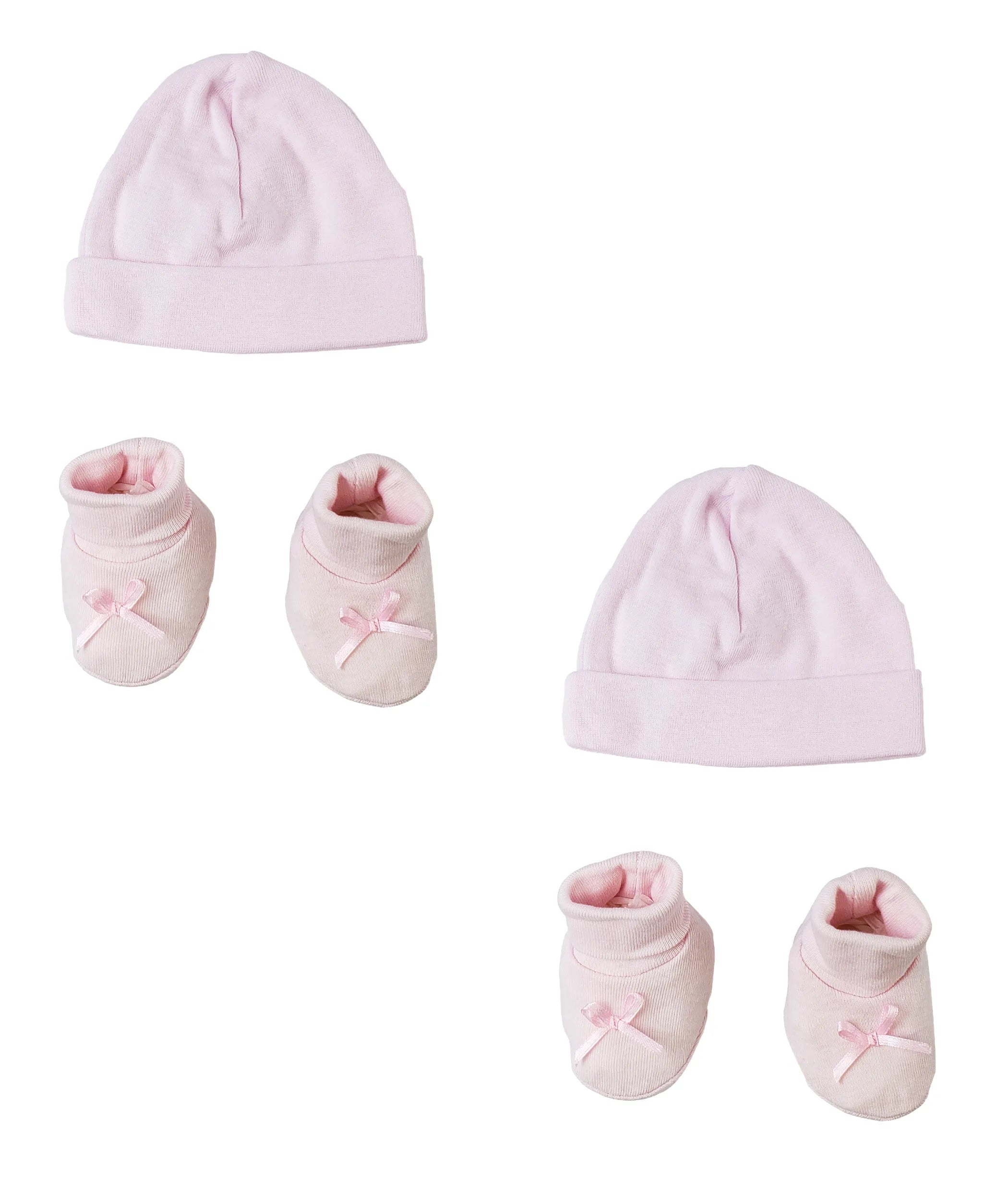 Bambini Preemie Cap And Bootie - 4 Piece Set