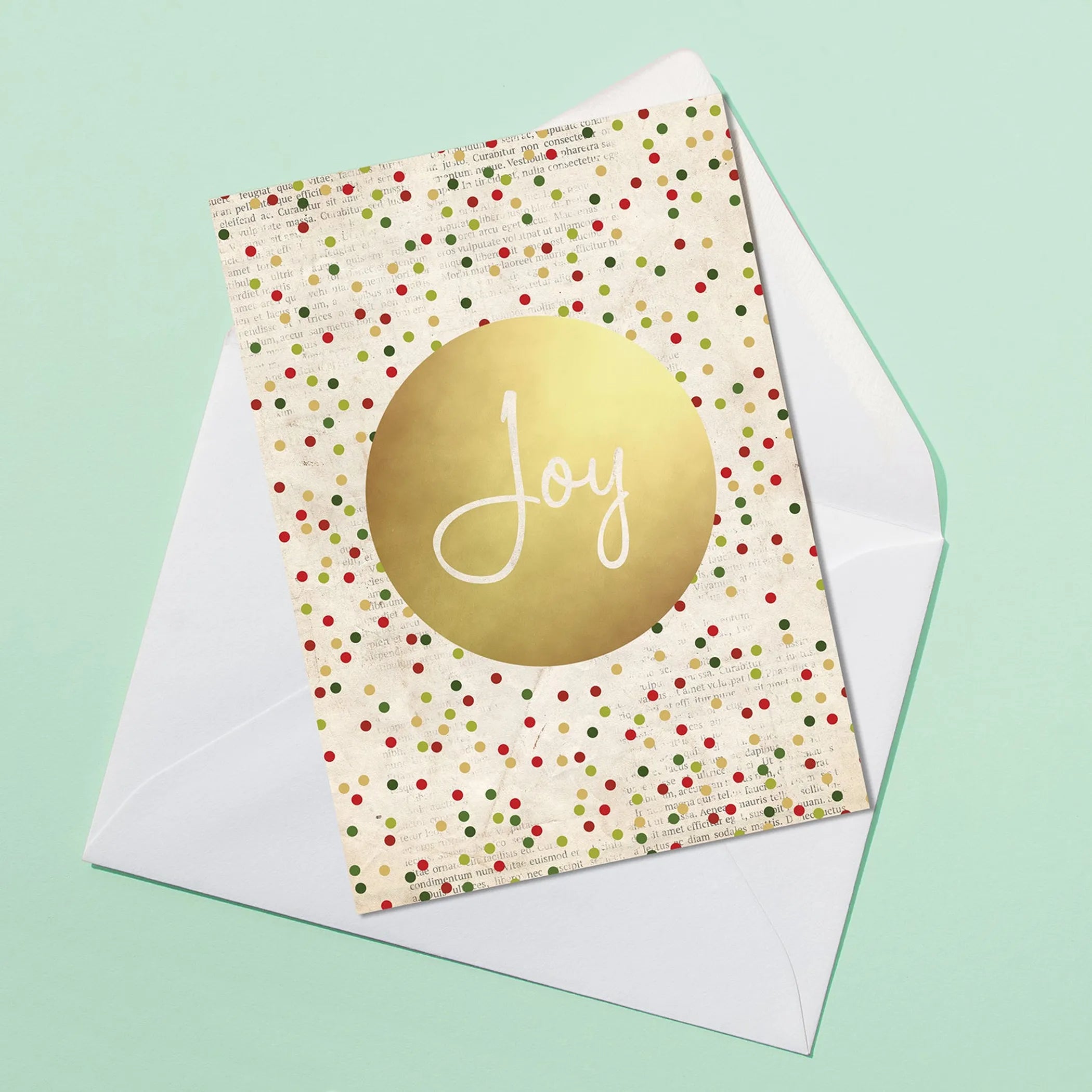 Joy Christmas Card