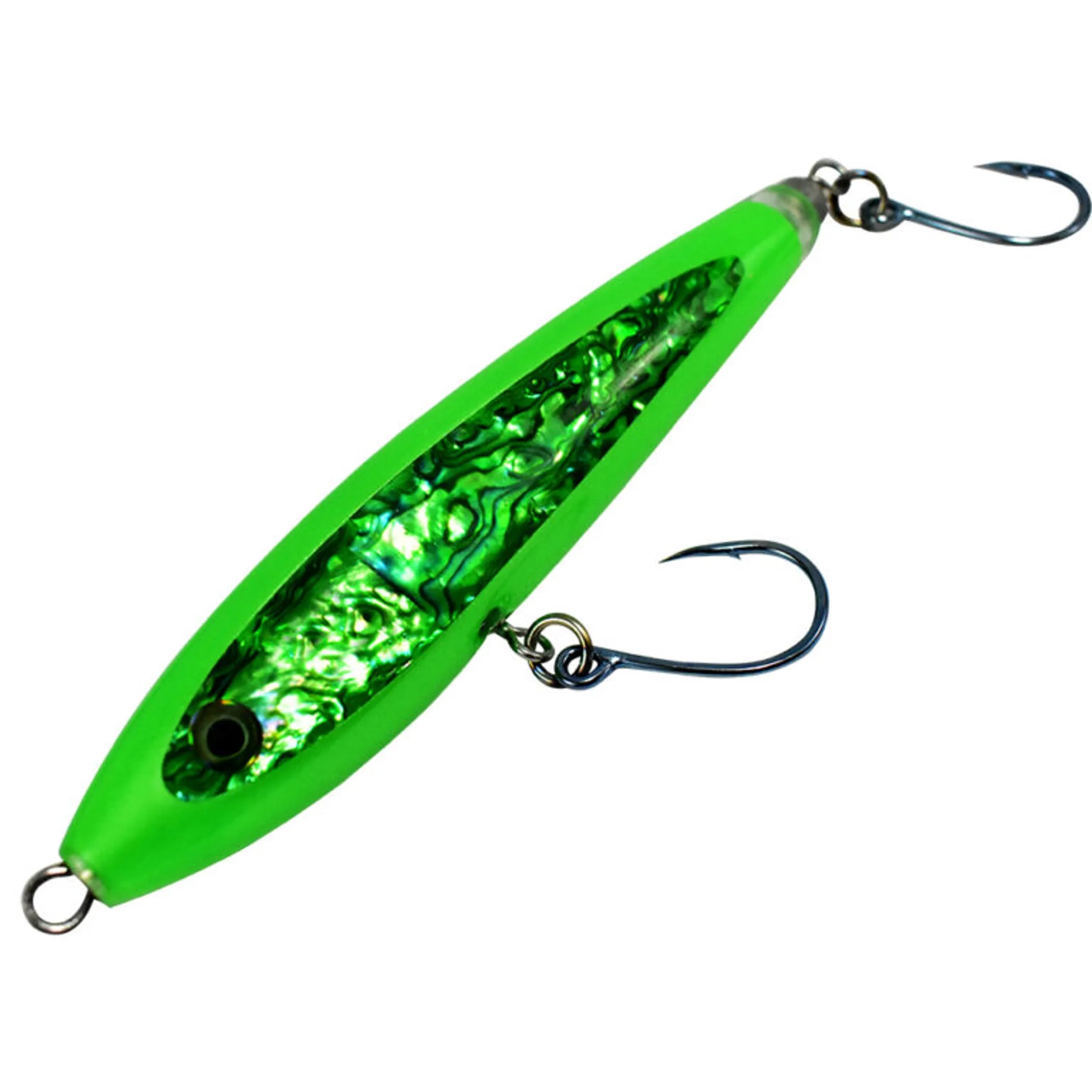 Stickbait Abalone 8In Green W/ Hooks