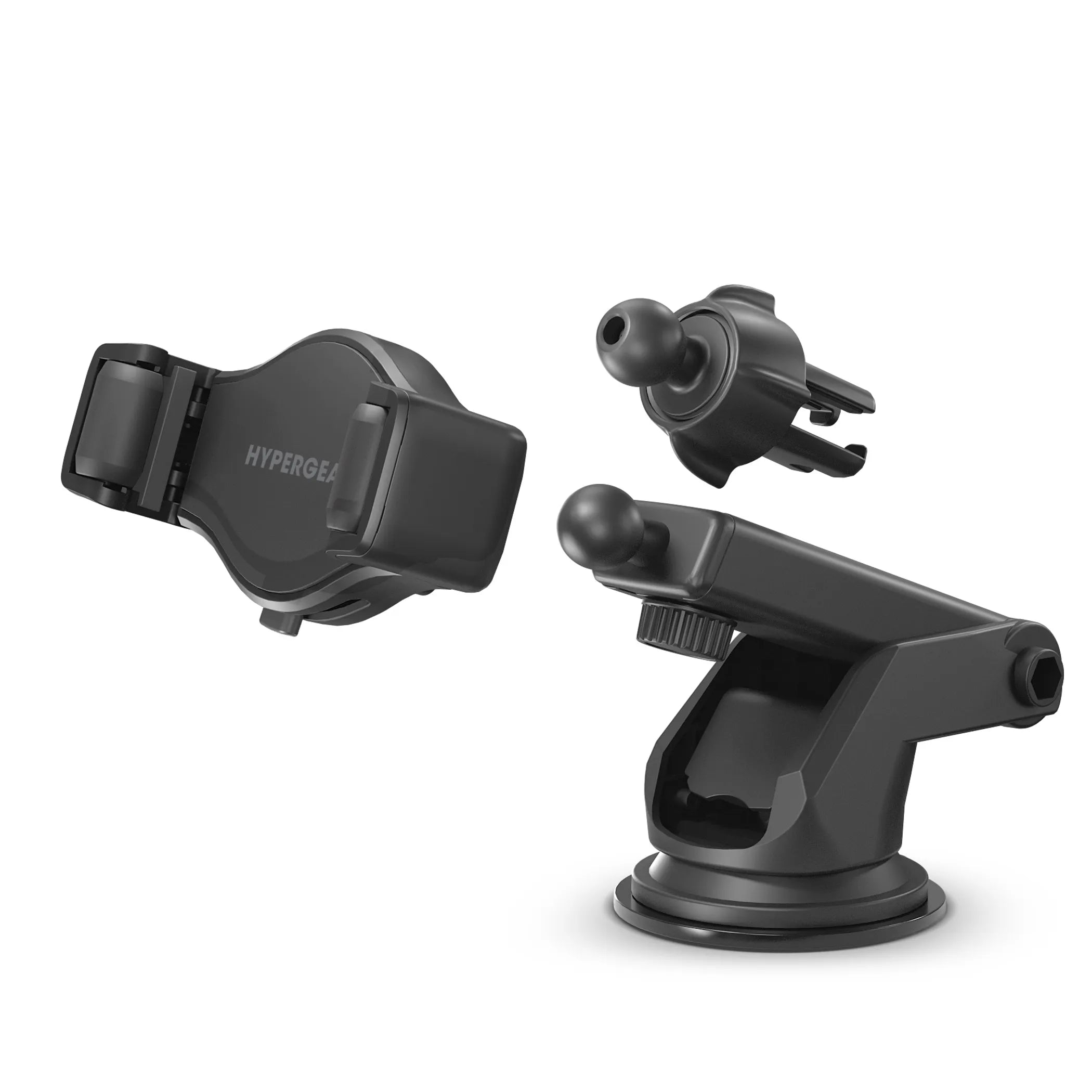 Hypergear Roller Grip Phone Mount Kit | Vent + Dash + Windshield