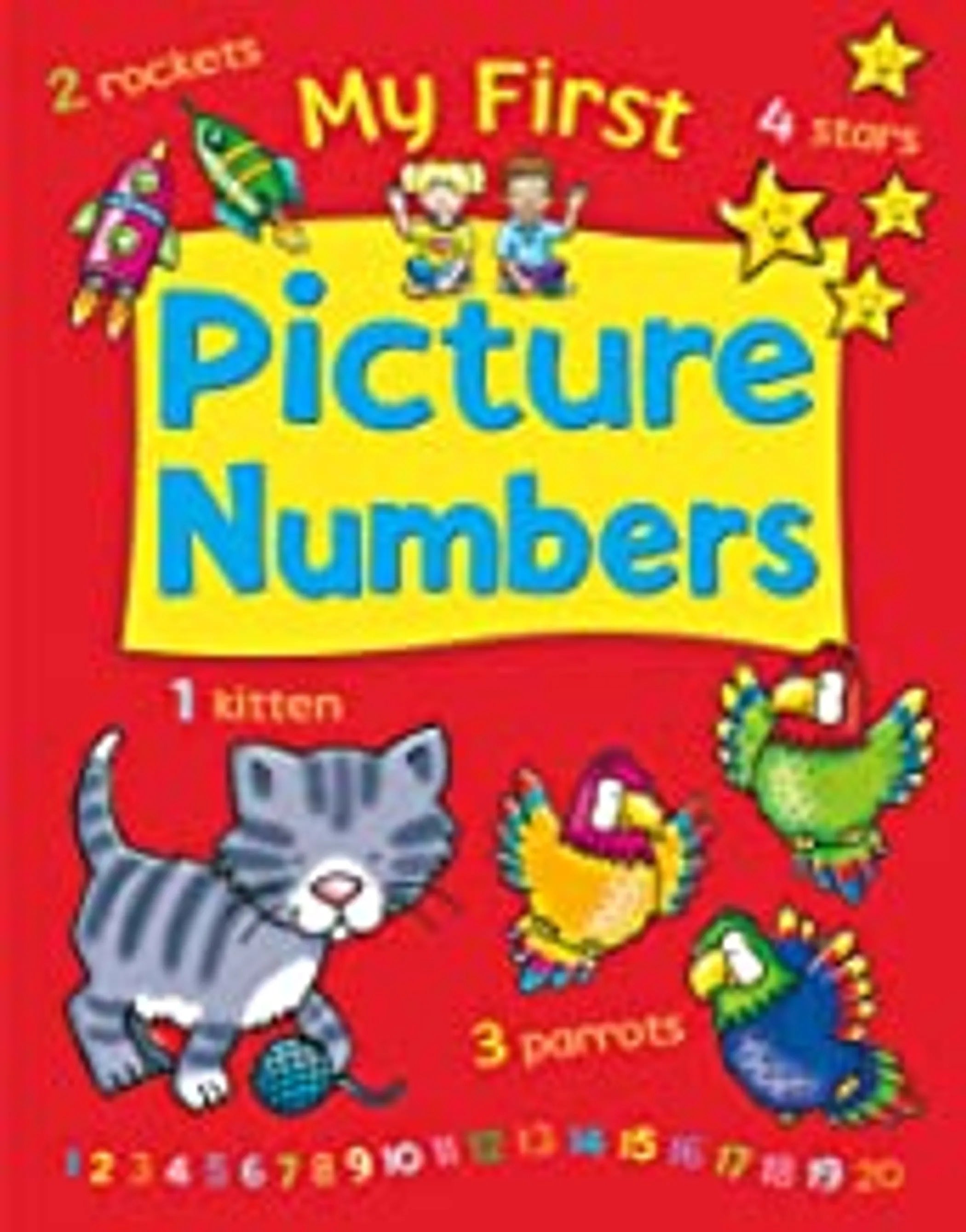 Myfirst Picture Numbers First Introduction, Bright & Colorful, Large Type (Age 2+)