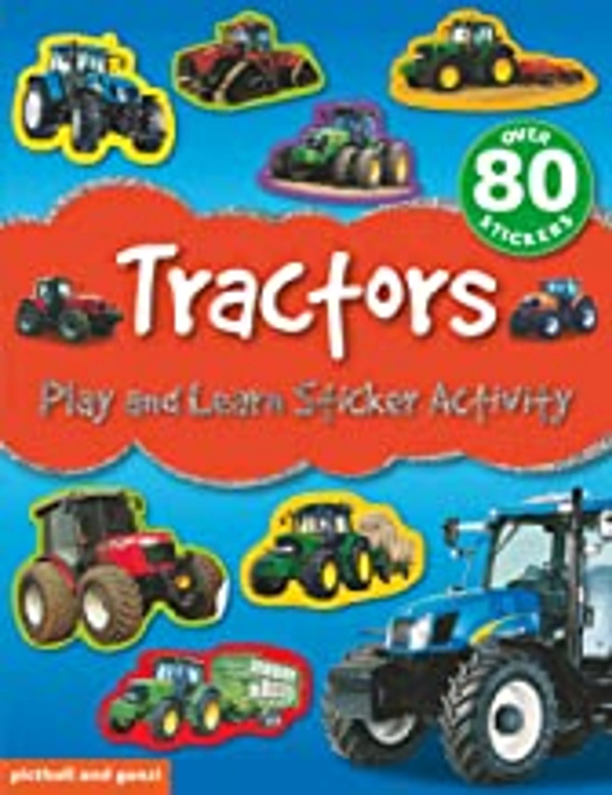 Play And Learn Sticker Activity - Tractors (Age 3+)