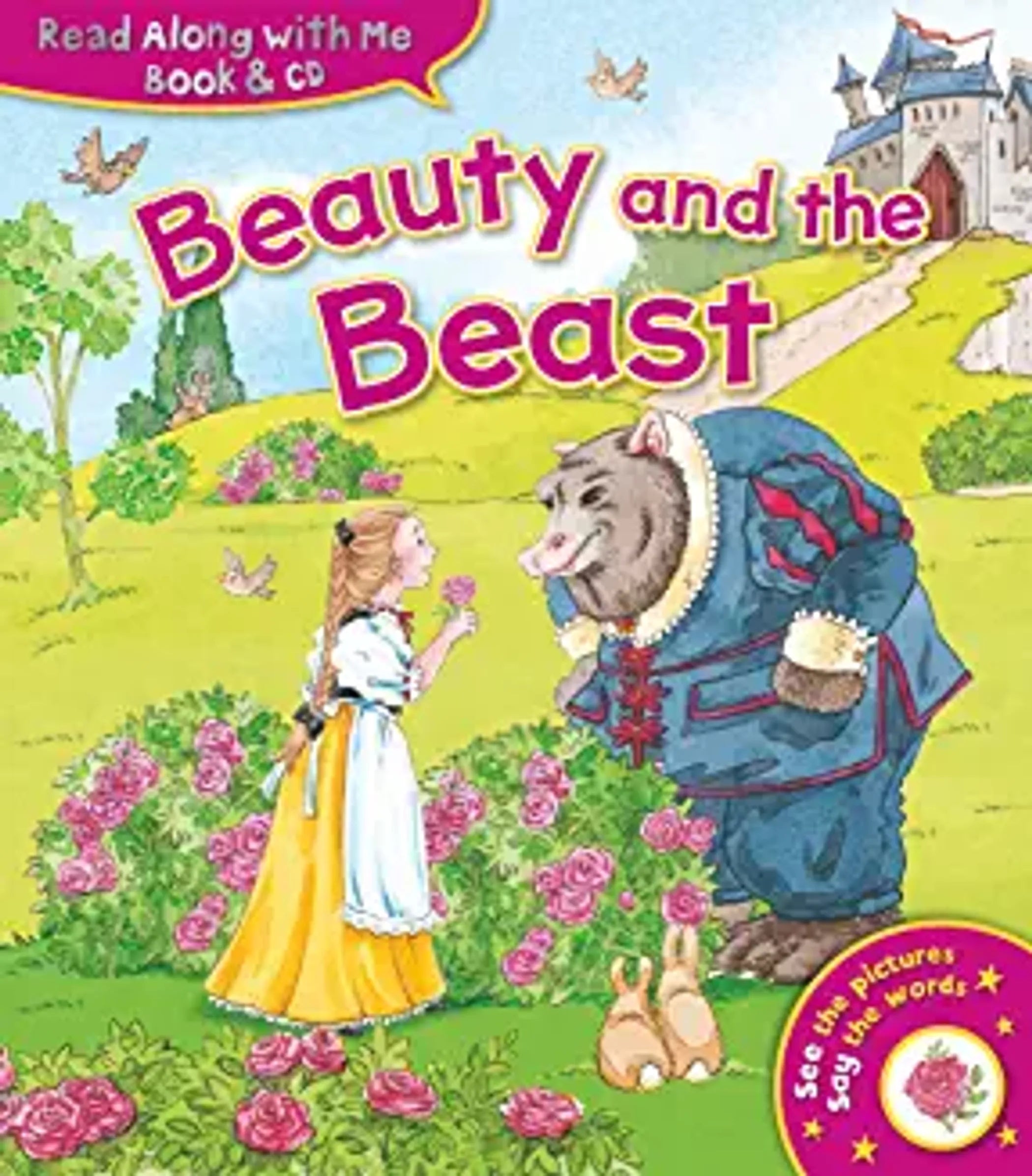 Princess Tales, Book & Cd, Beauty And The Beast, Read Along With Me (Age (Age 4+)