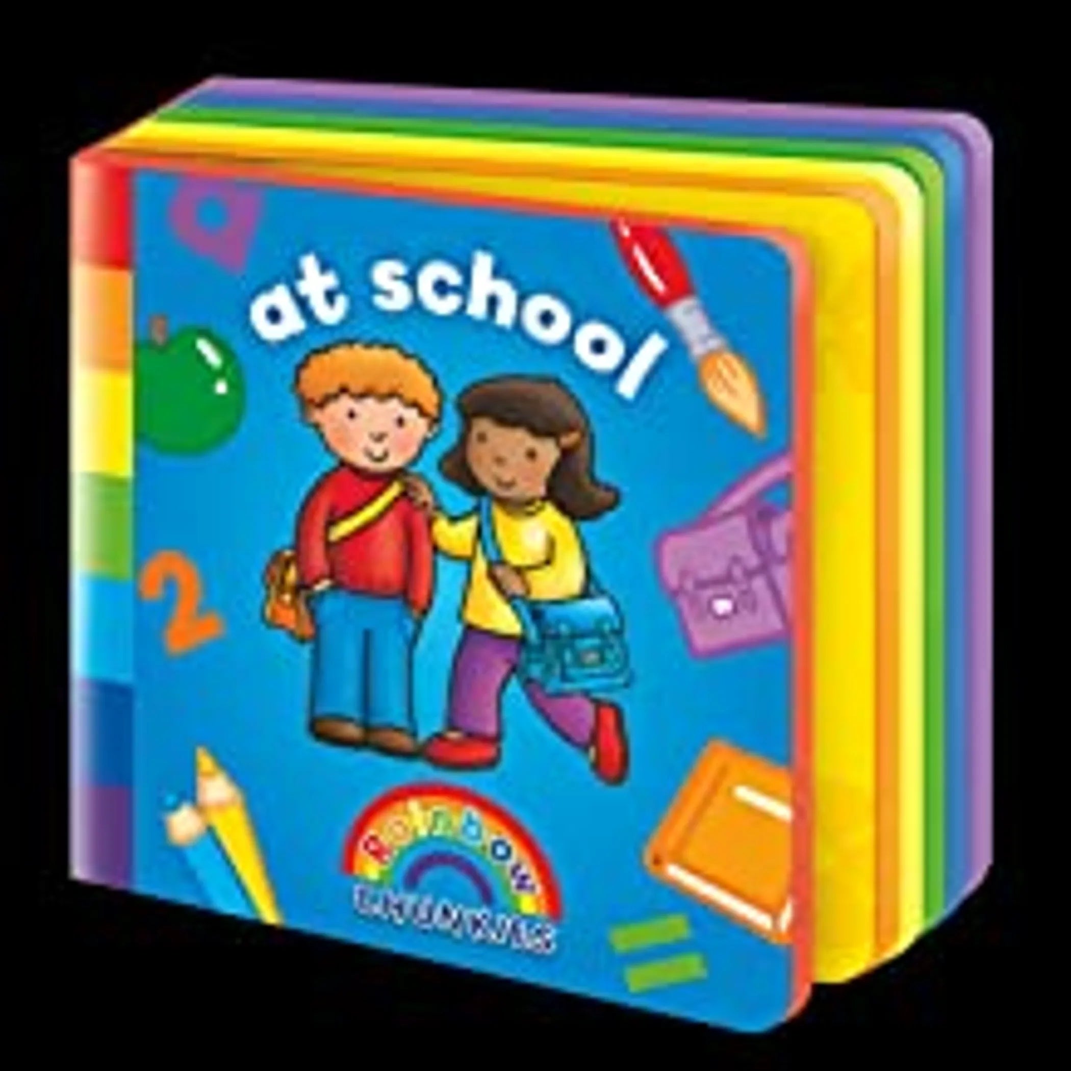 Rainbow Chunkies - At School: With Bright, Bold Illustrations (Age 0-3)
