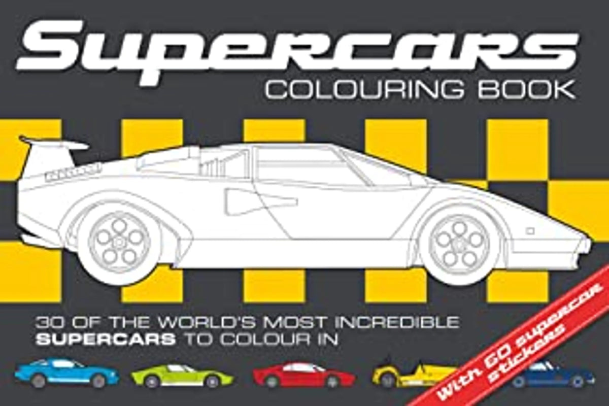 Super Cars Colouring Book (Age 7+)