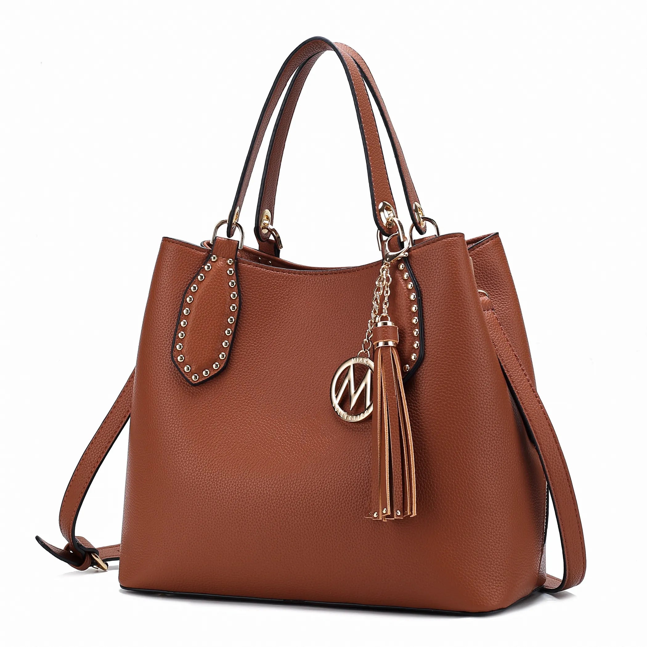 Lana Vegan Leather Womens Satchel Bag