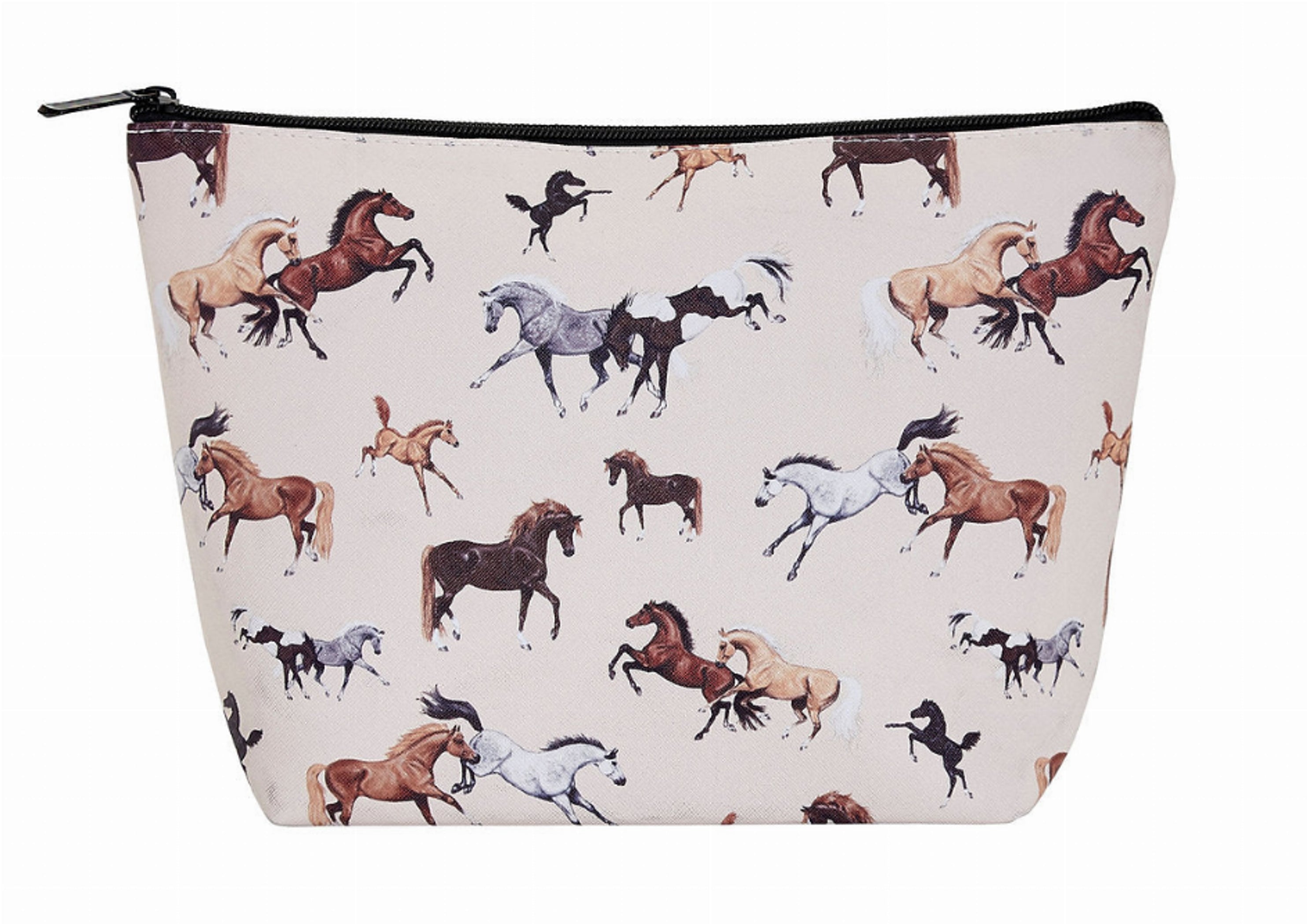 Awst Int'L 'Lila' Horses All Over Large Cosmetic Pouch