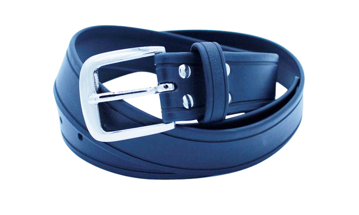Henri De Rivel Vegan-X Leather Belt - Black - M