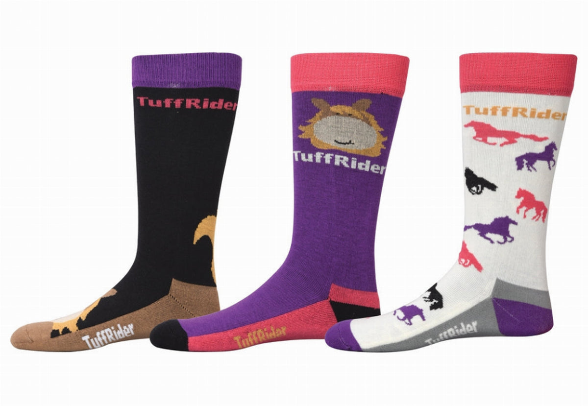 Tuffrider Asher Kids Socks - 3 Pack