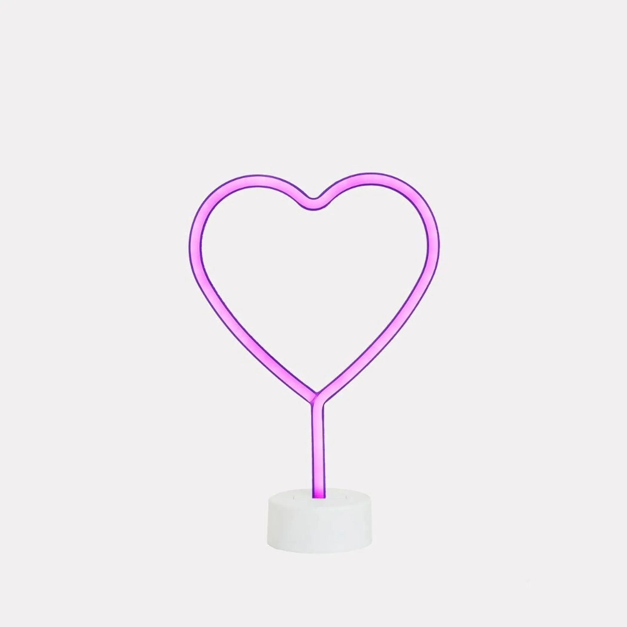 Heart Led Neon Desk Lamp