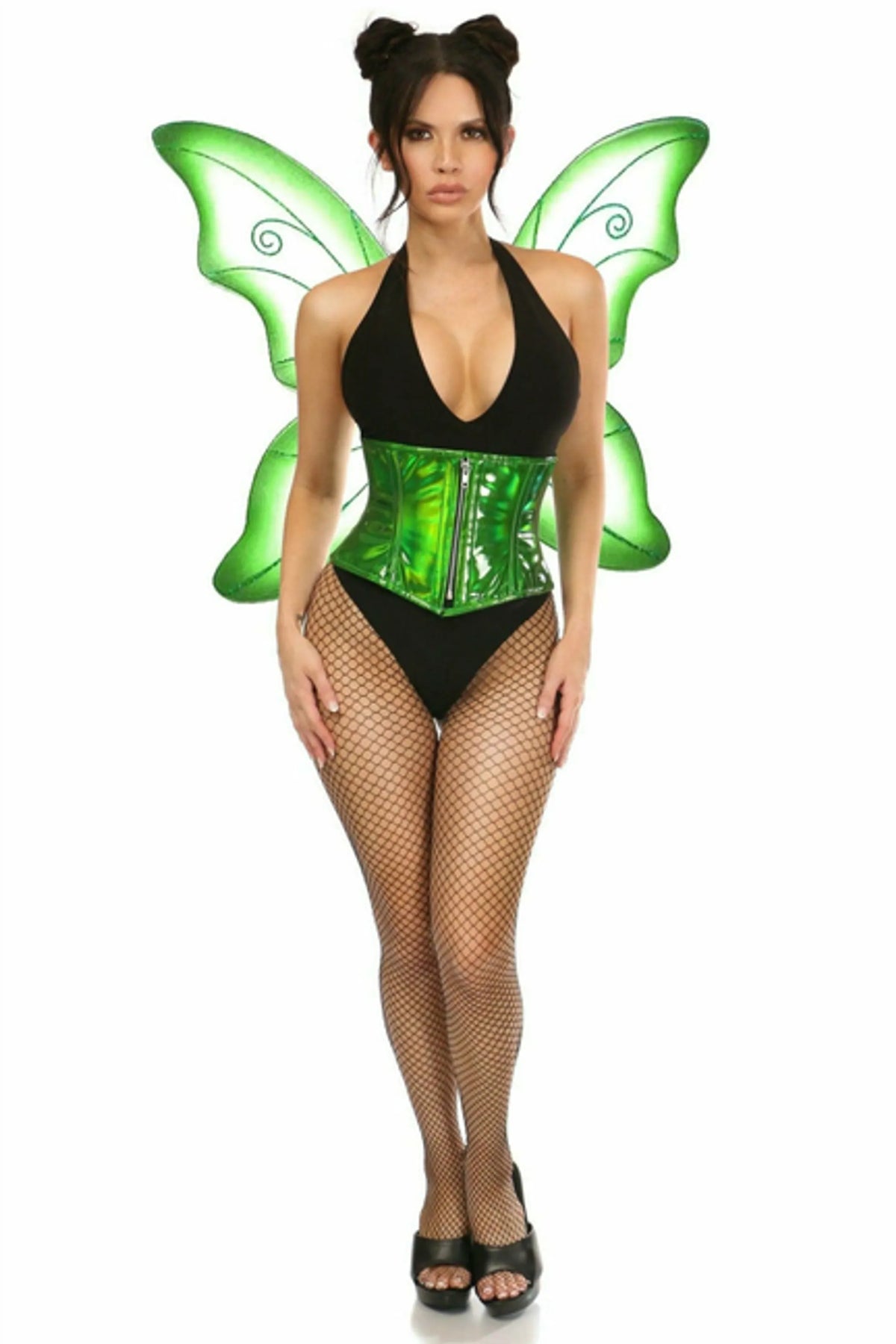 Top Drawer Green Pixie Fairy Corset Costume