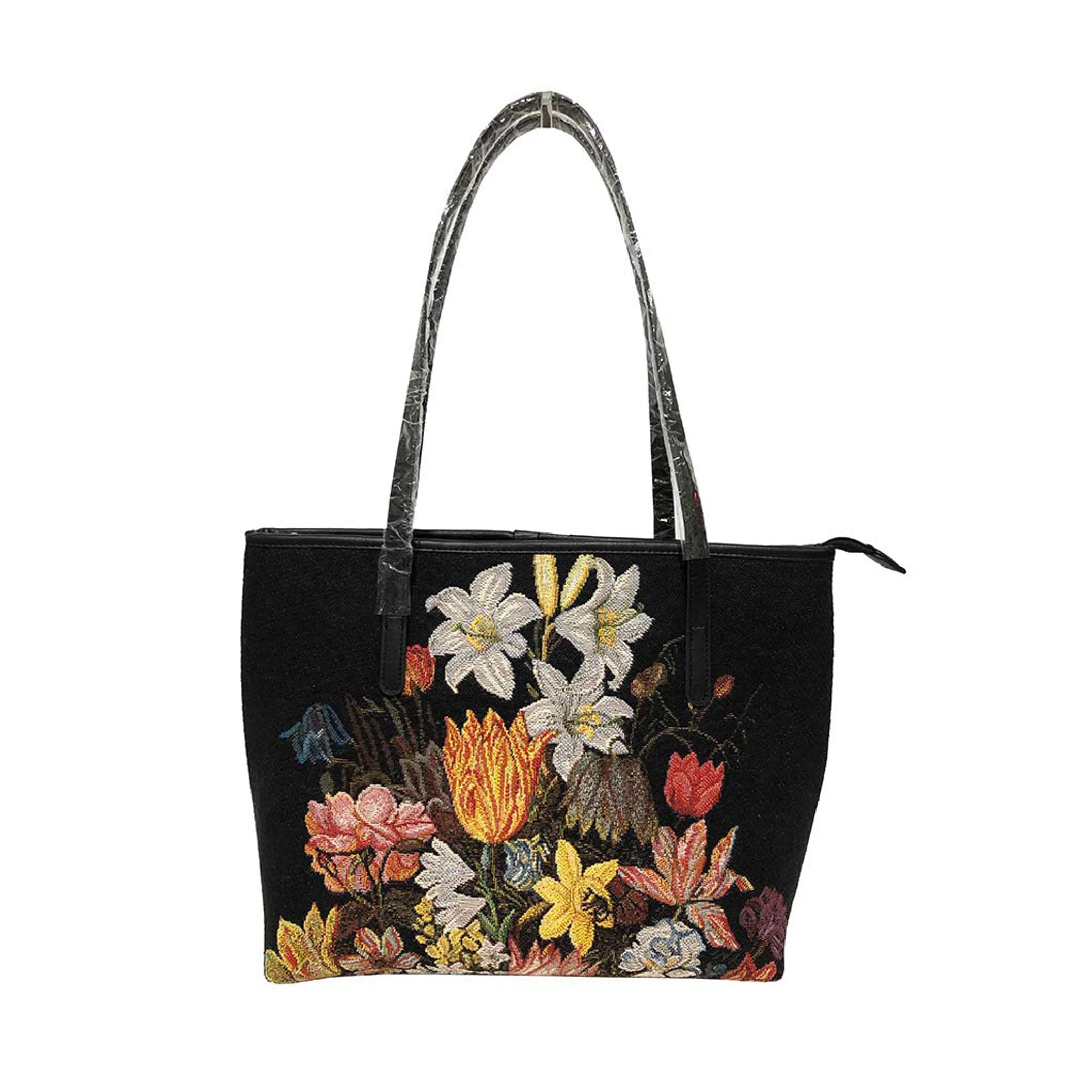 Ambrosius Bosschaert Still Life College/Shoulder Tote Bag