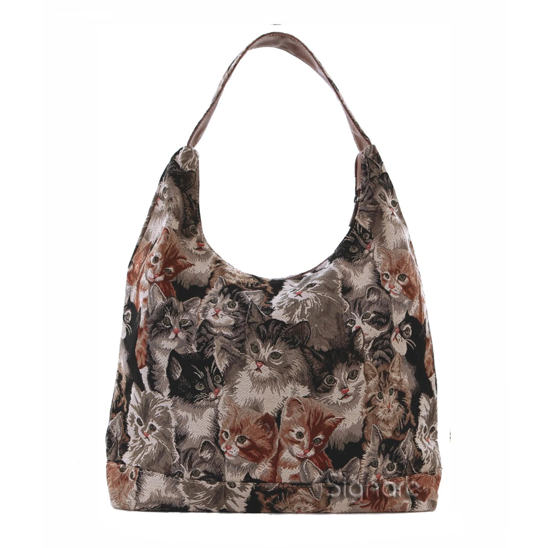 Cat Hobo Handbag Shoulder Bag