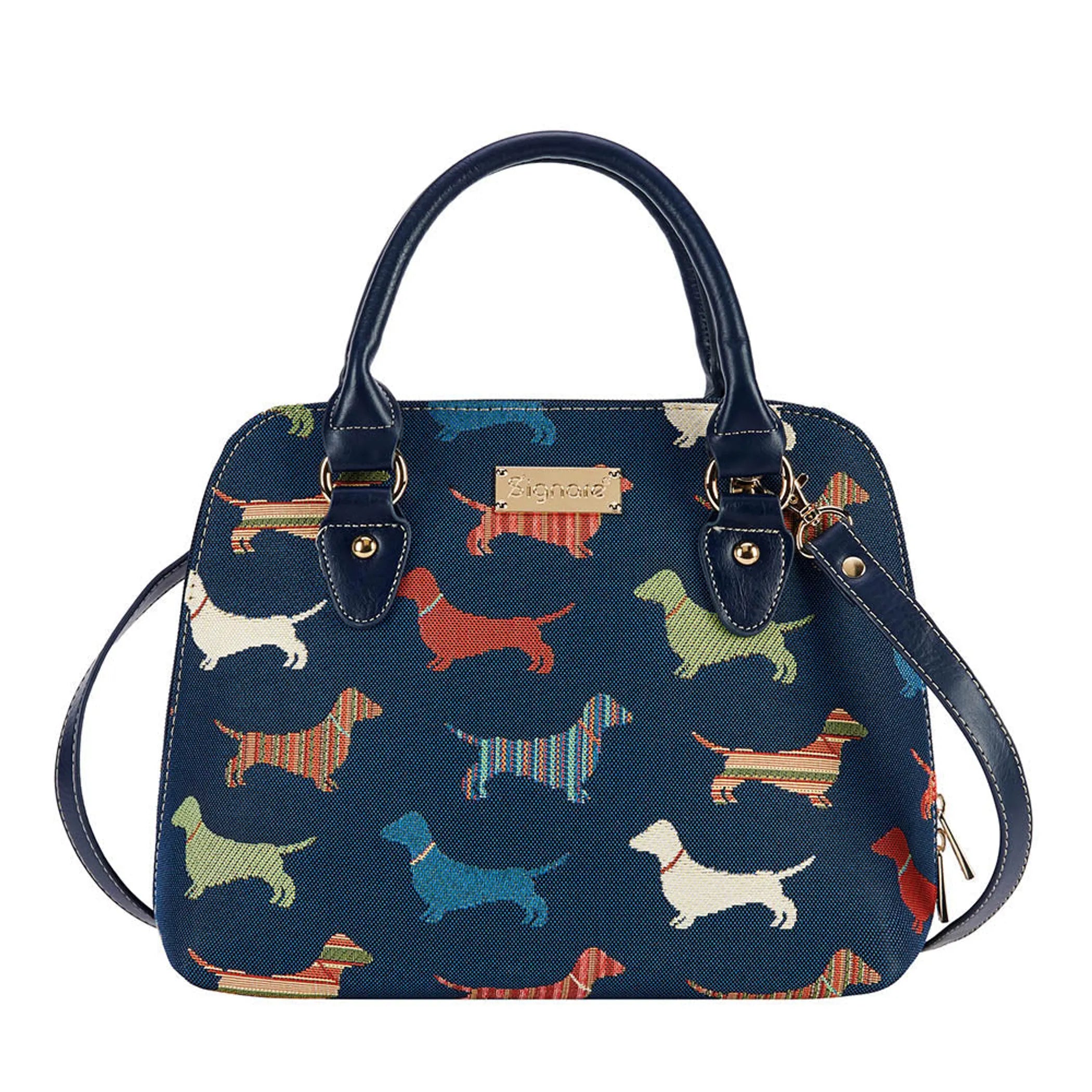 Dachshund Convertible Top Handle Purse Handbag