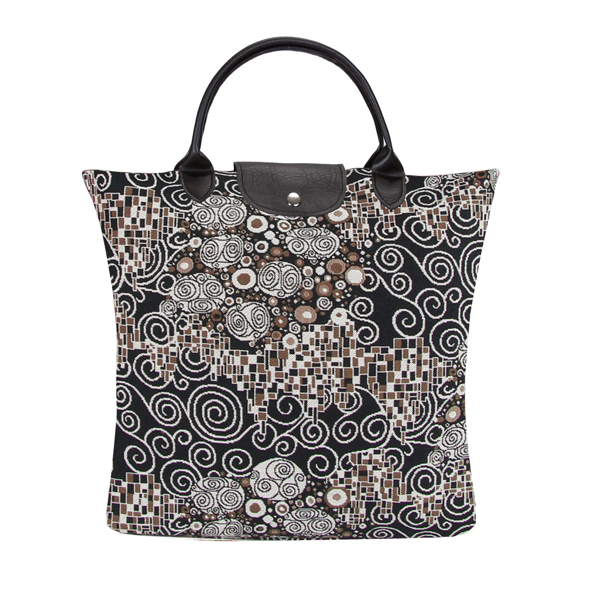 Gustav Klimt The Kiss Foldaway Grocery Bag