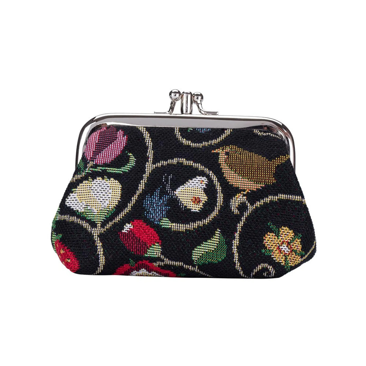 Jacobean Dream Coin Clasp Frame Purse Wallet