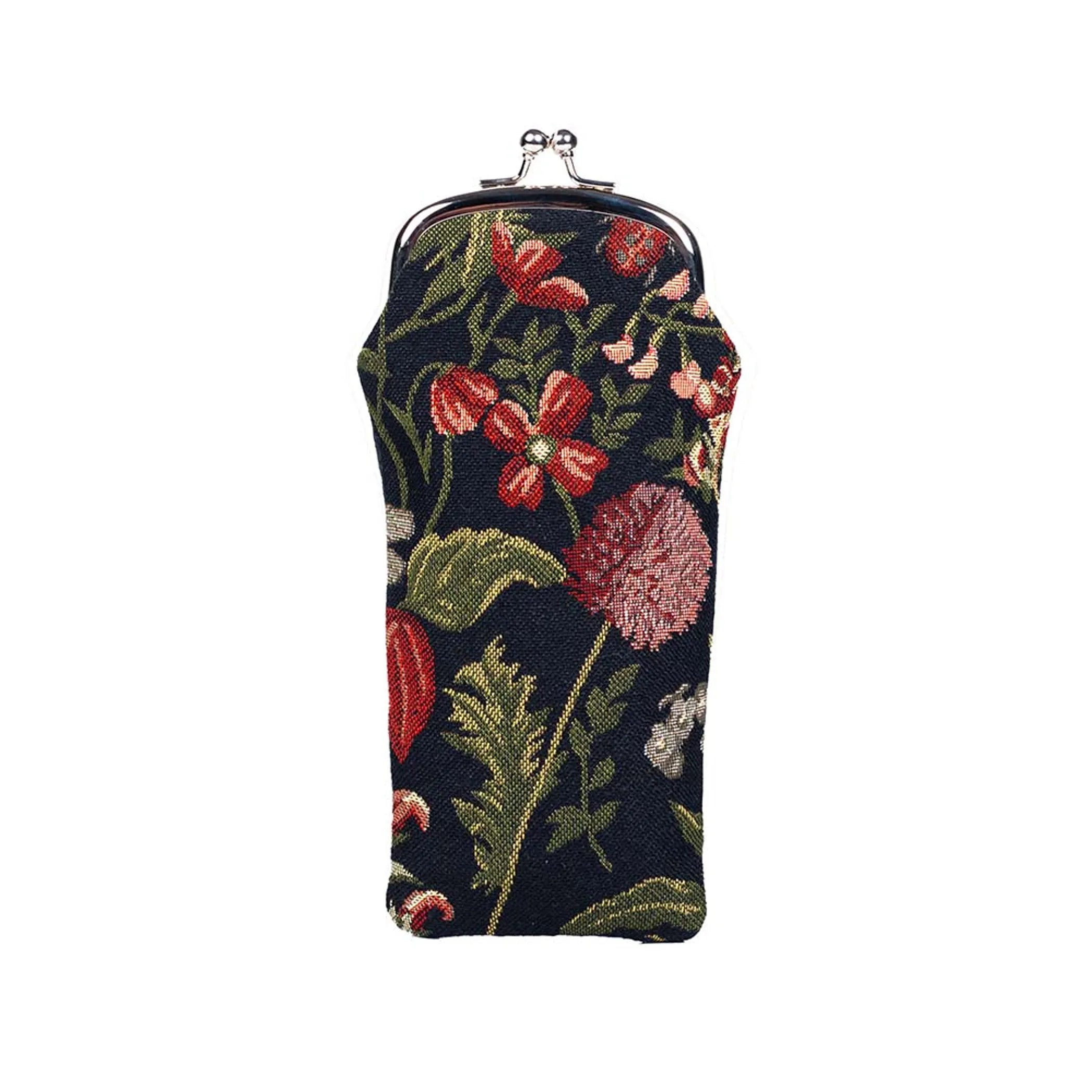 Morning Garden Black Glasses Sunglasses Pouch Case