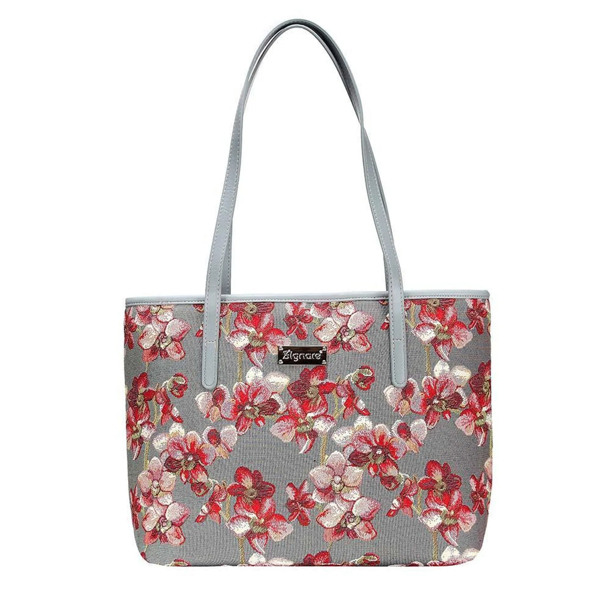 Orchid College/Shoulder Tote Bag