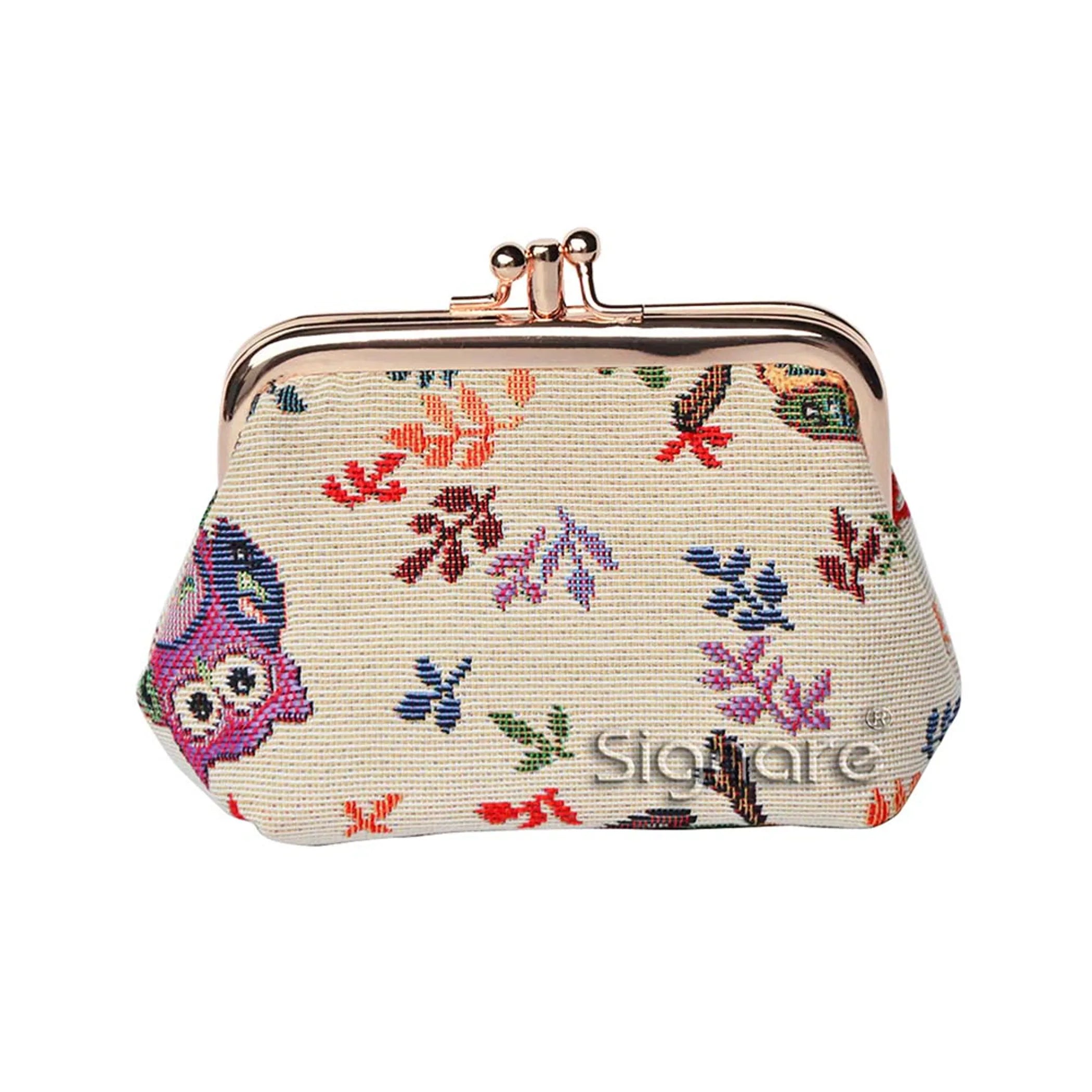 Owl Coin Clasp Frame Purse Wallet