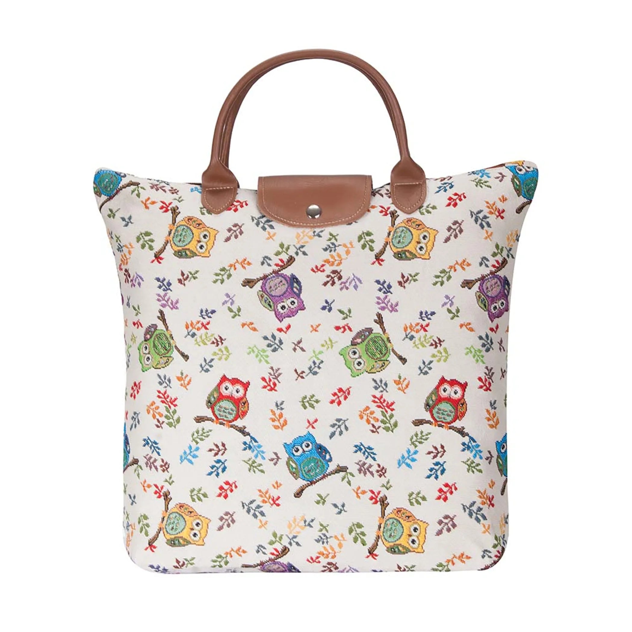 Owl Foldaway Grocery Bag