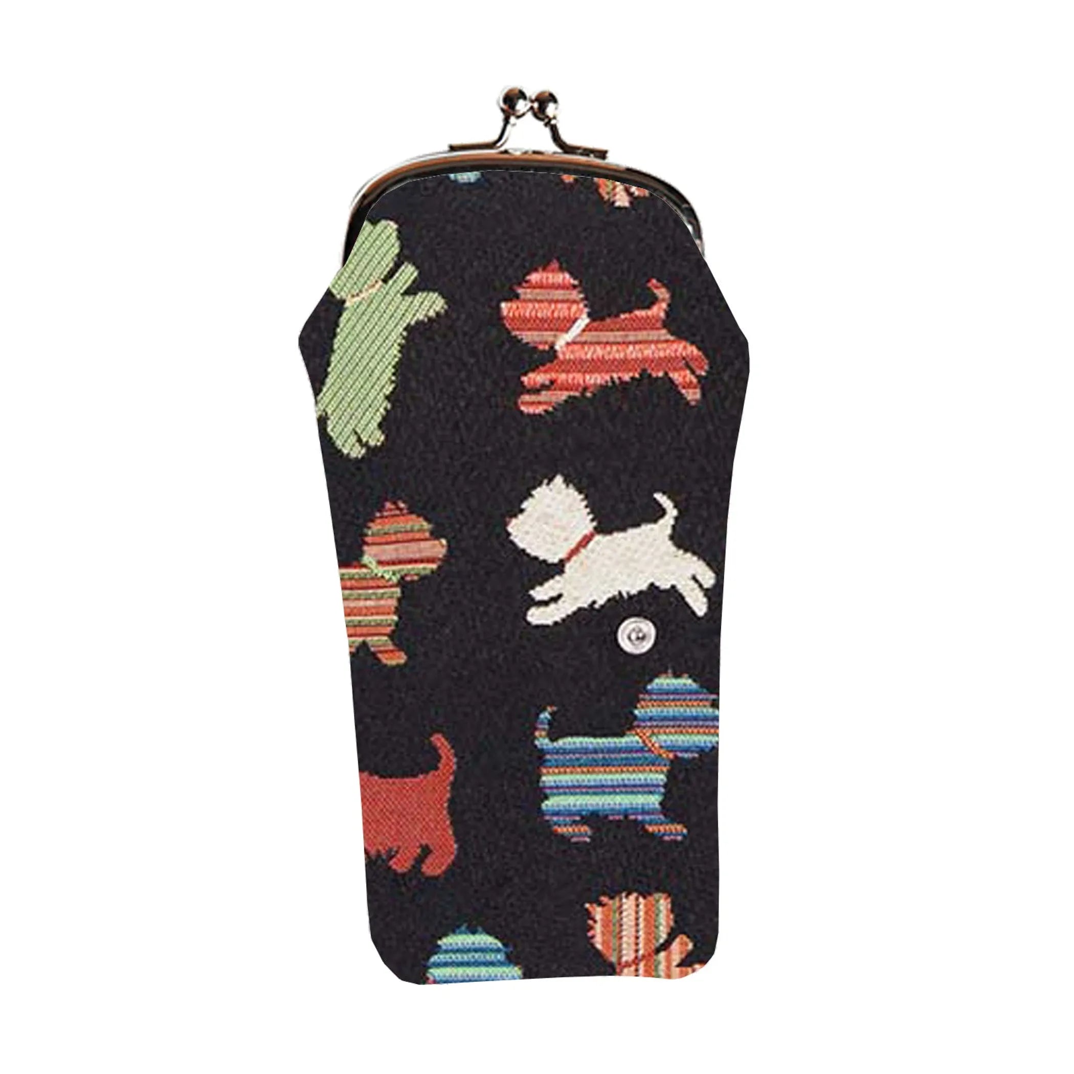 Playful Puppy Glasses Sunglasses Pouch Case
