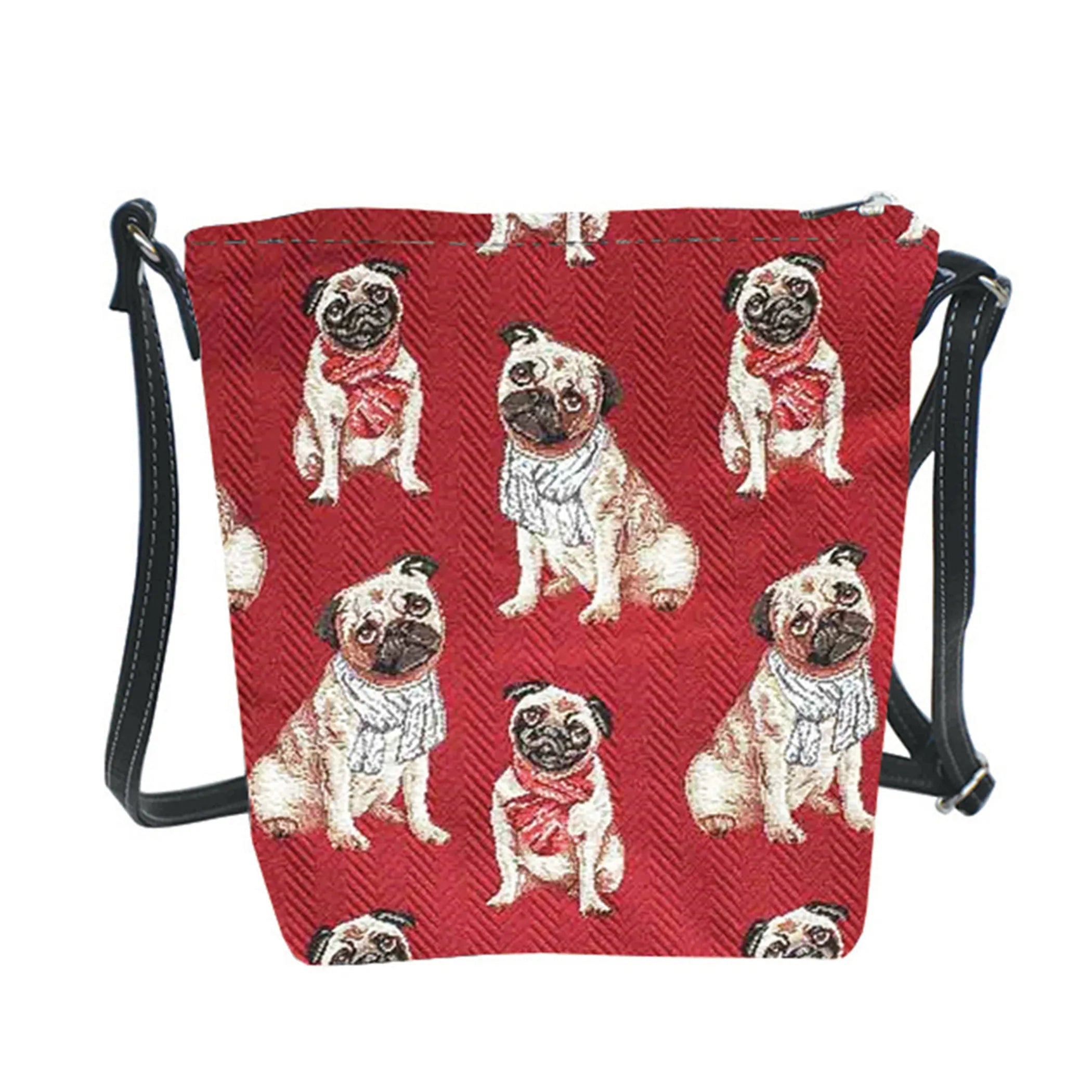 Pug Dog Sling Bag Purse Crossbody