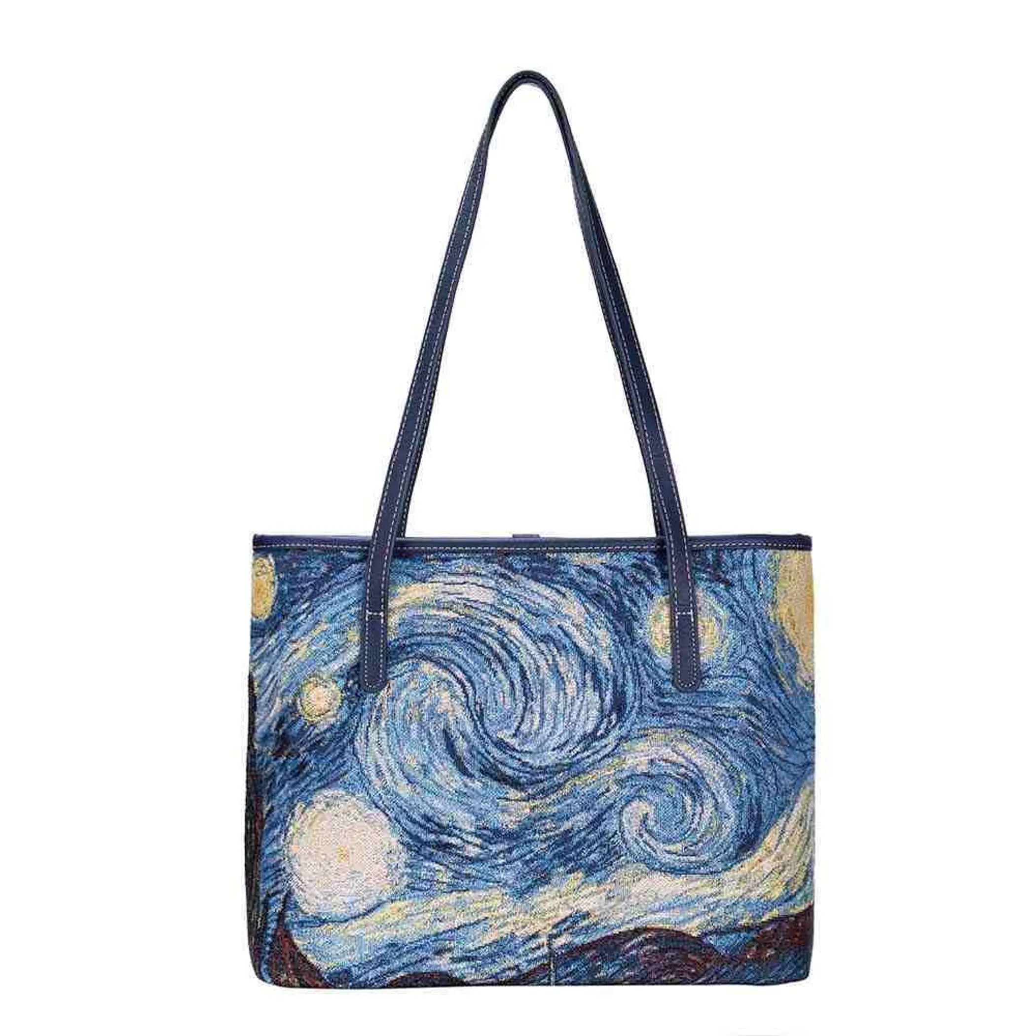 Van Gogh Starry Night College/Shoulder Tote Bag