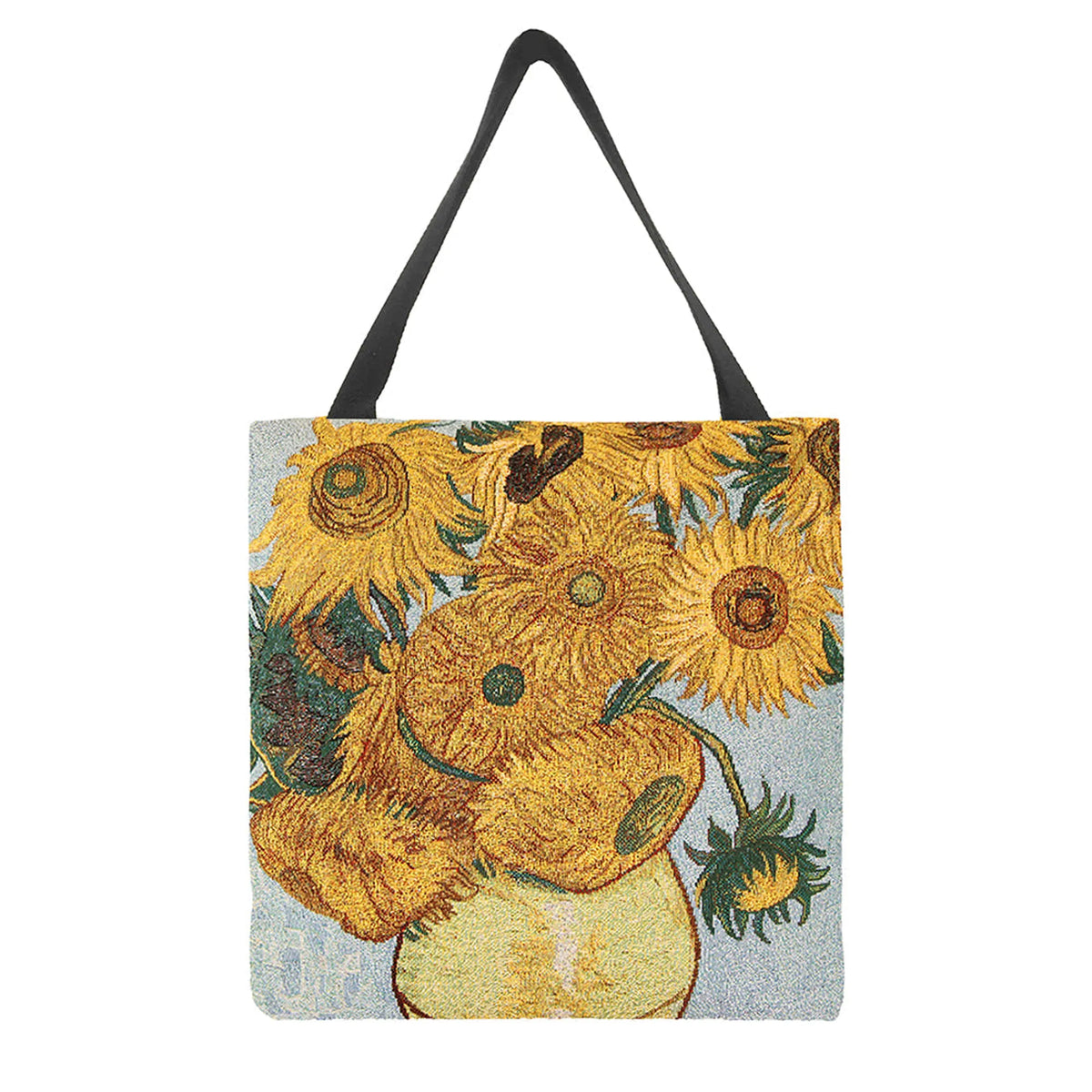 Van Gogh Sunflower Foldable Gusset Shopping Bag