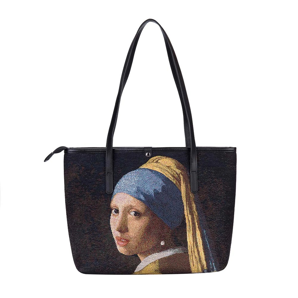 Vermeer Girl With A Pearl Earring College/Shoulder Tote Bag