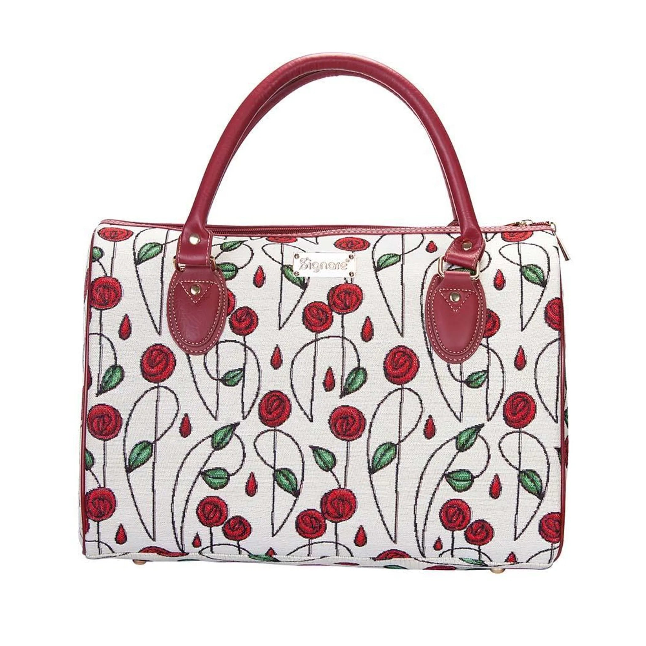 RENNIE MACKINTOSH SIMPLE ROSE TRAVEL BAG WEEKEND GYM HOLDALL