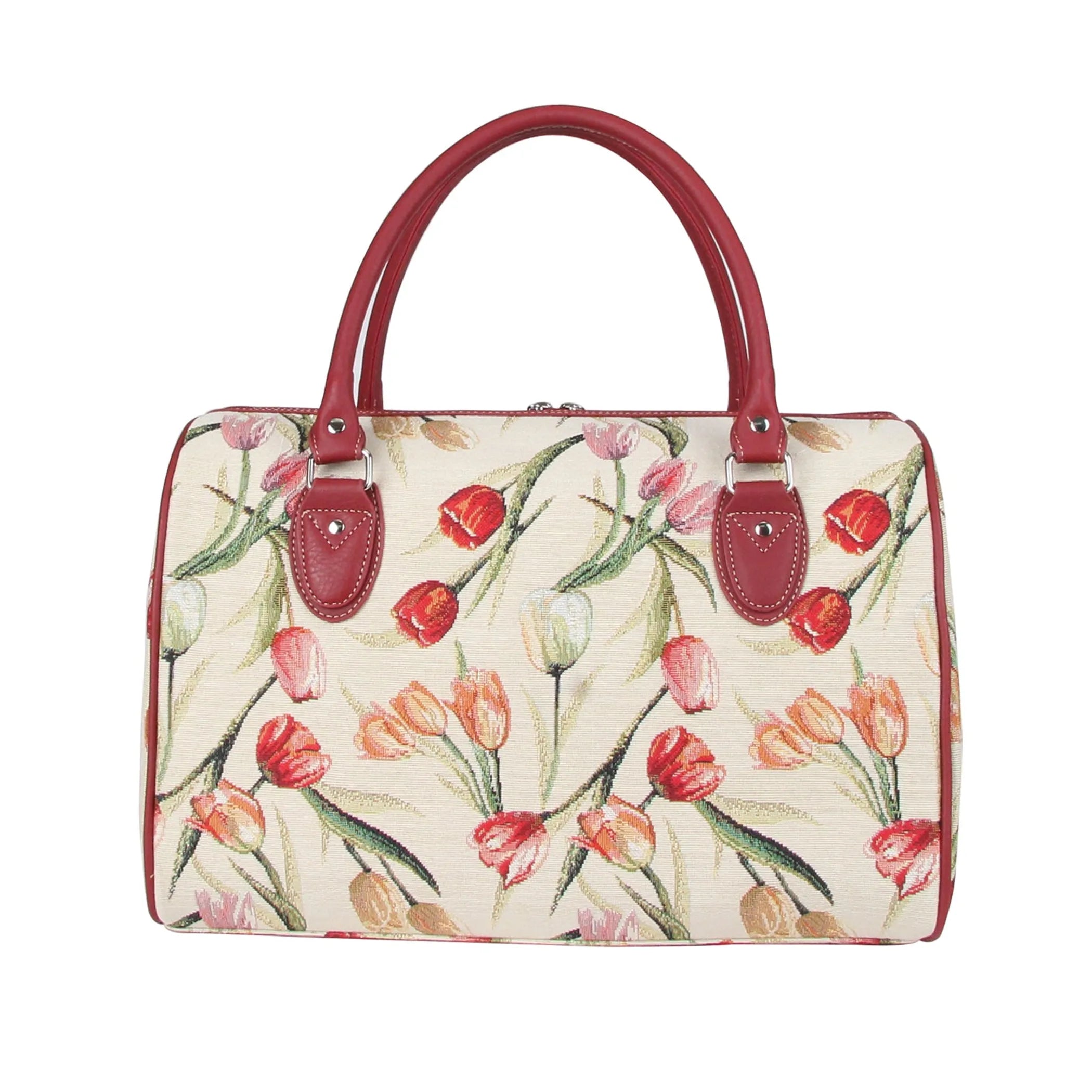 TULIP WHITE TRAVEL BAG WEEKEND GYM HOLDALL