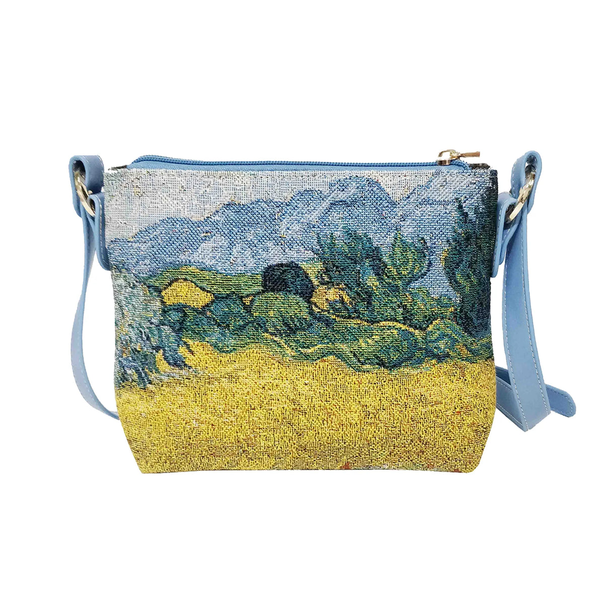 Van Gogh Wheatfield Cross Body Bag Purse Handbag