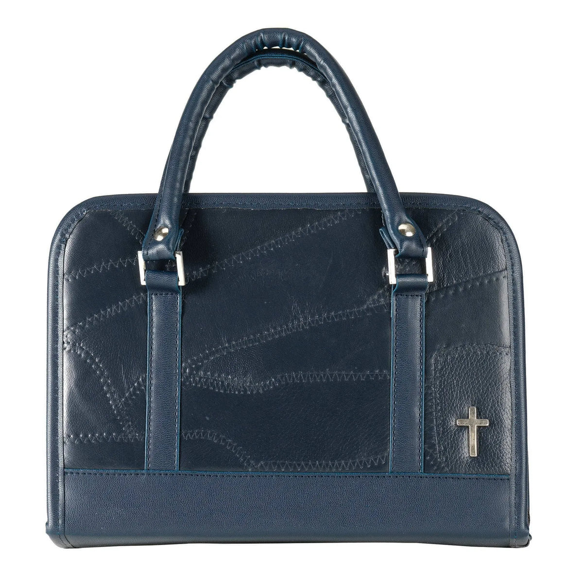 Bible Cov Patchwork Lthr Print