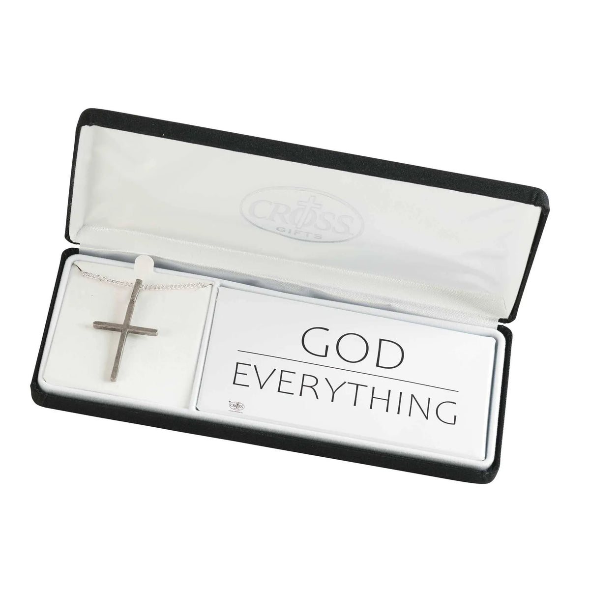 Necklace God Over Everything Pewter