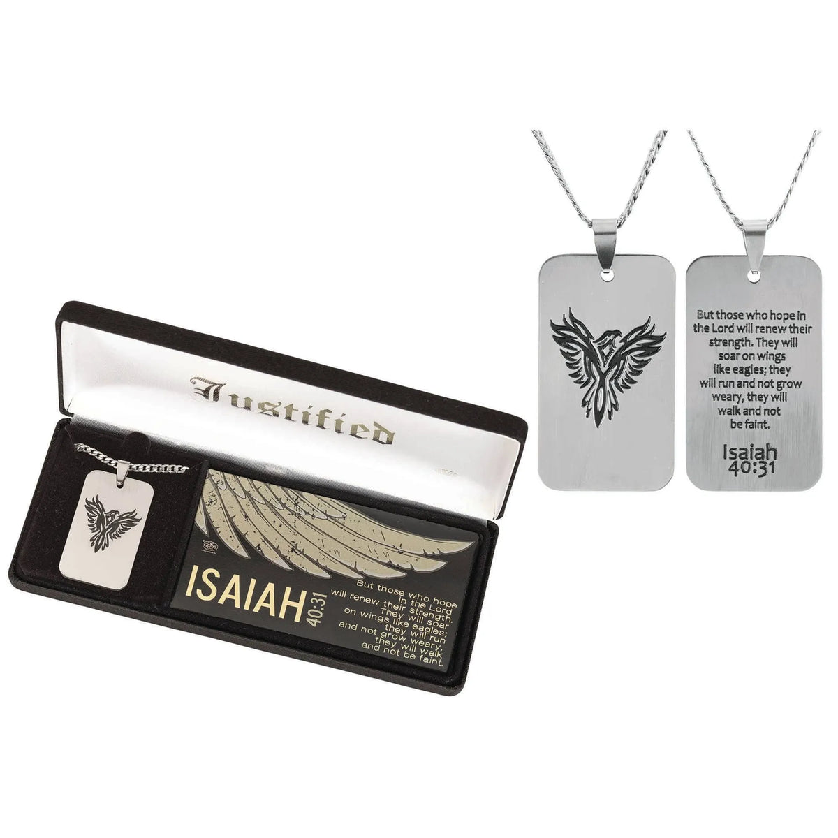 Nk-Justified/Is40:31 Dogtag