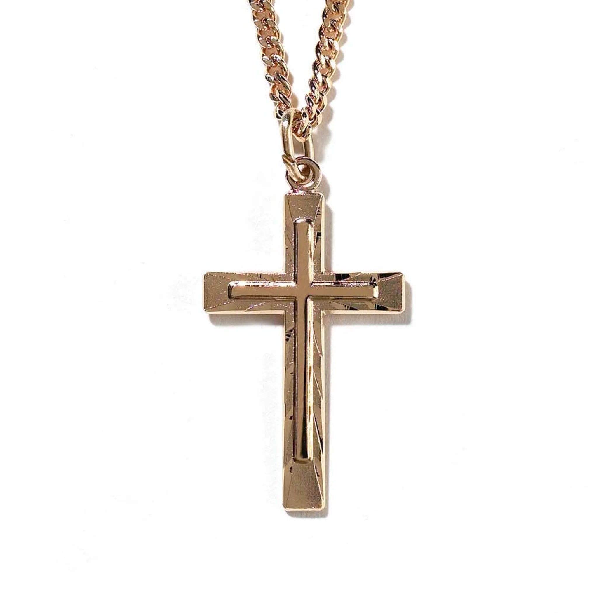 Plated Cross Necklace