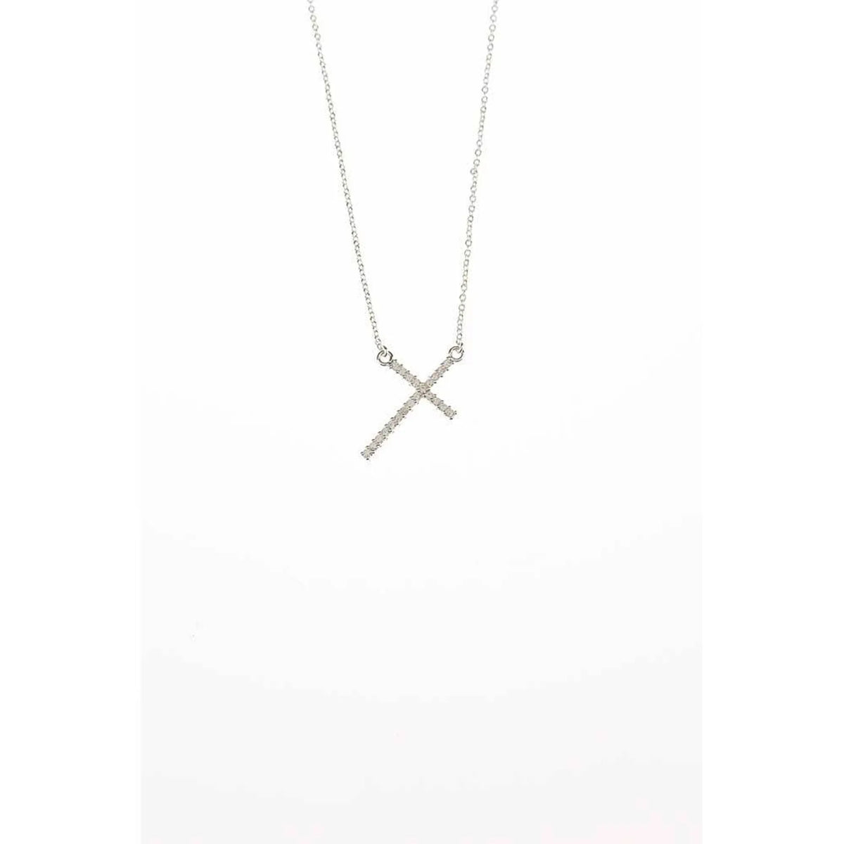 Silver Plated The Calvary Cross Necklace