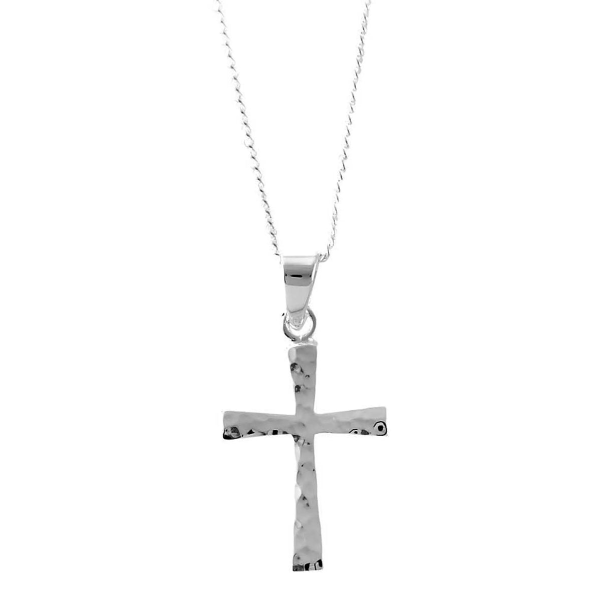 Silver Plated Hamme Cross Necklace