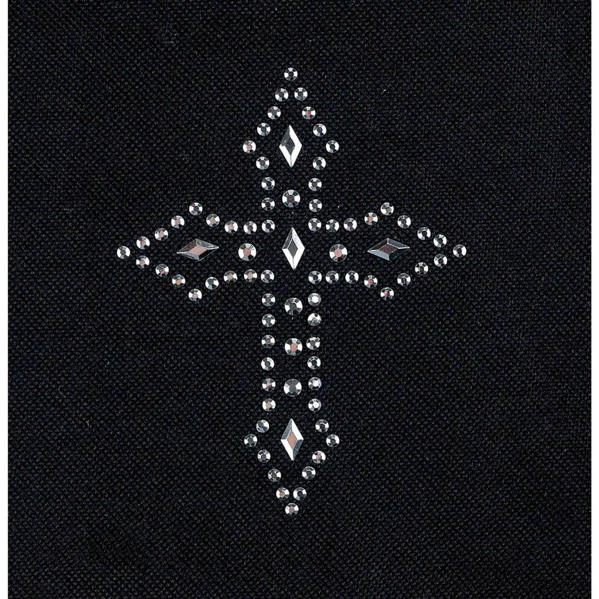Pointed Cross Rhinestone Iron