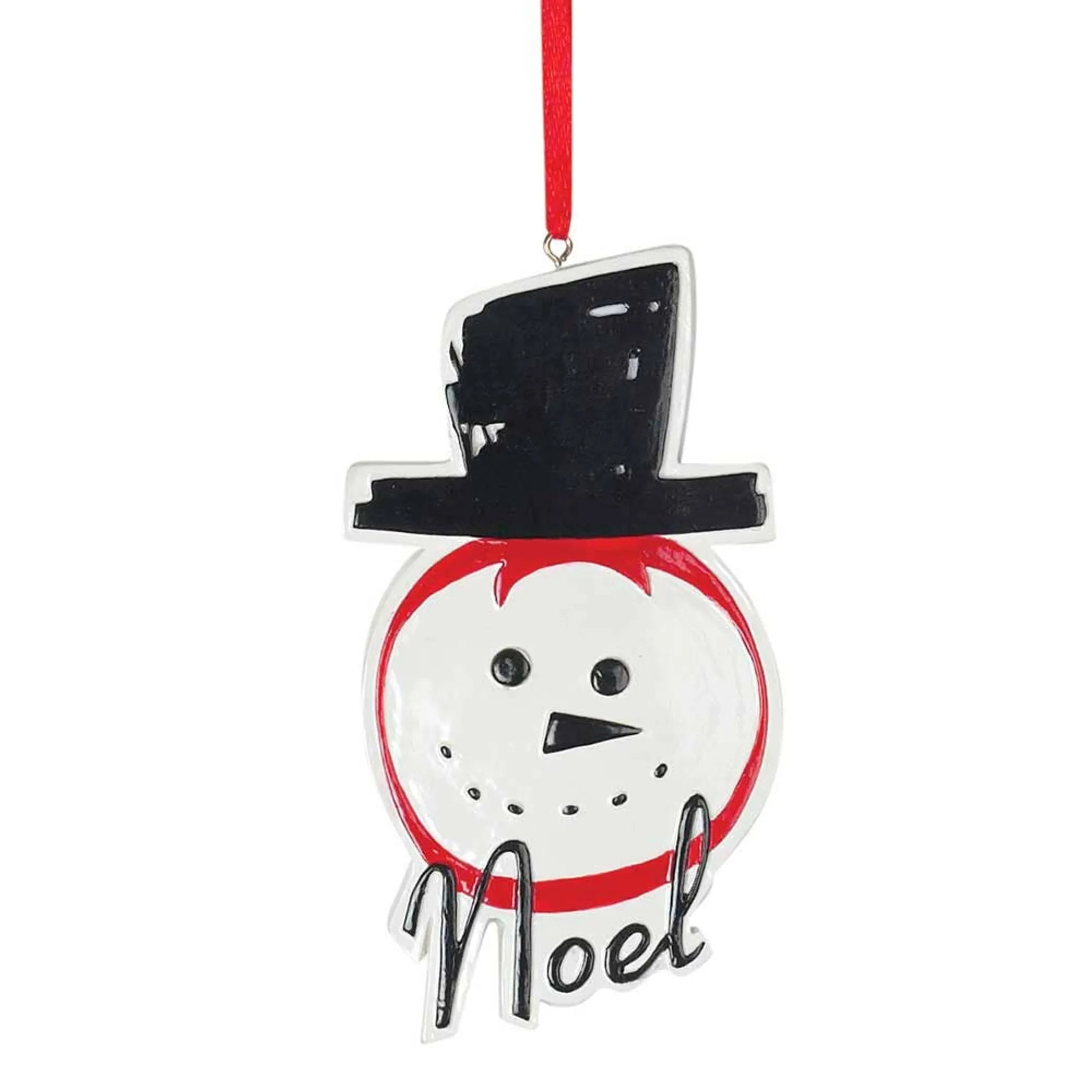 Noel Resin Ornament 2X3 1/2'