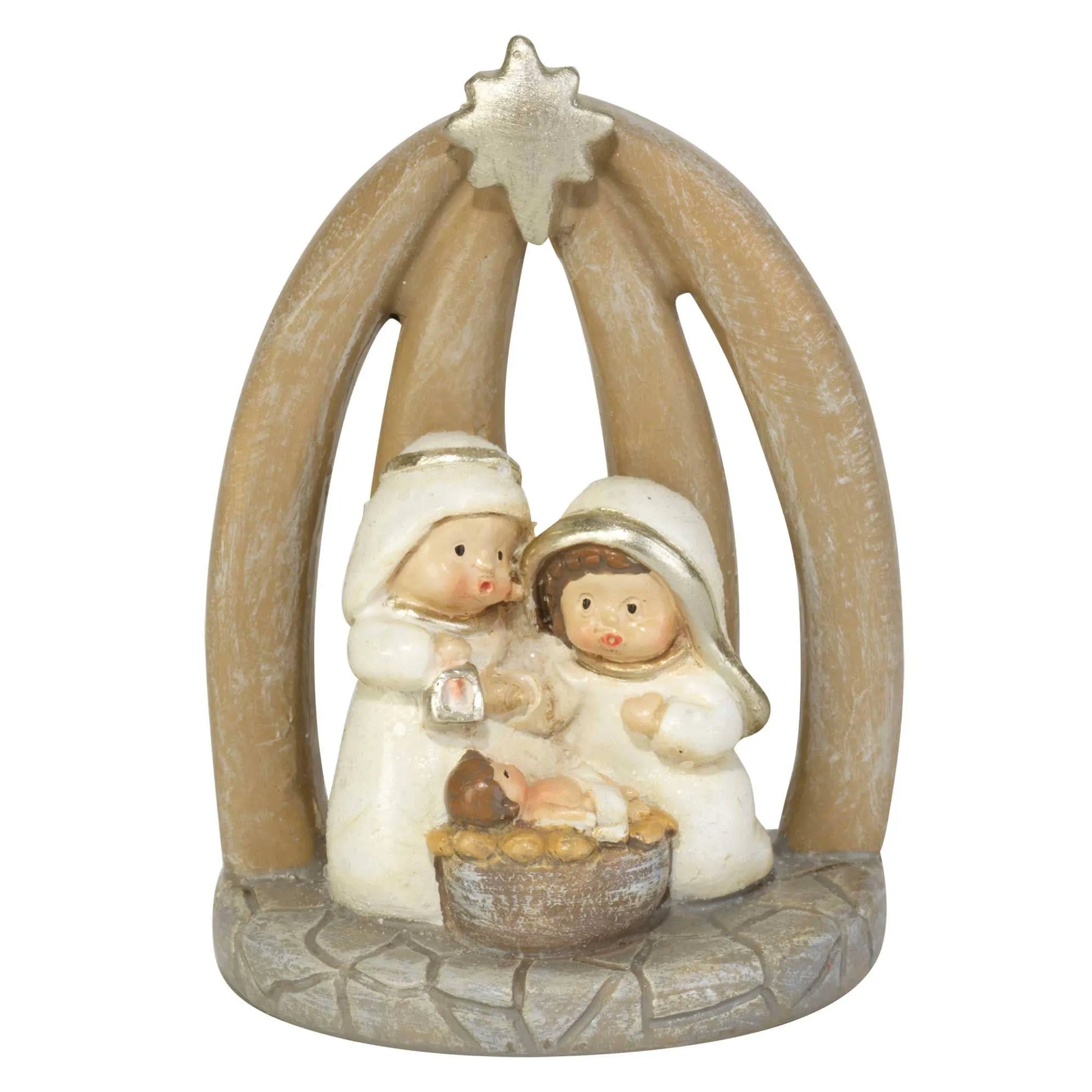 1 Piece Holy Family In Creche